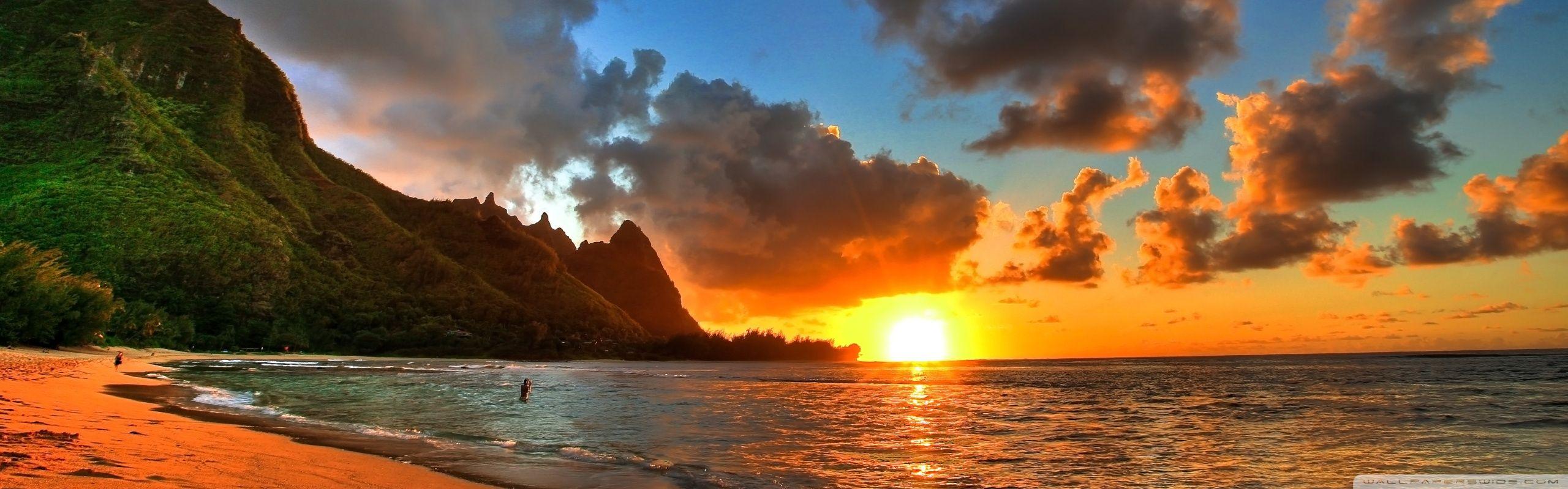 2560x800 Seaside Sunrise Ultra HD Desktop Background Wallpaper for 4K UHD TV : Multi Display, Dual Monitor : Tablet