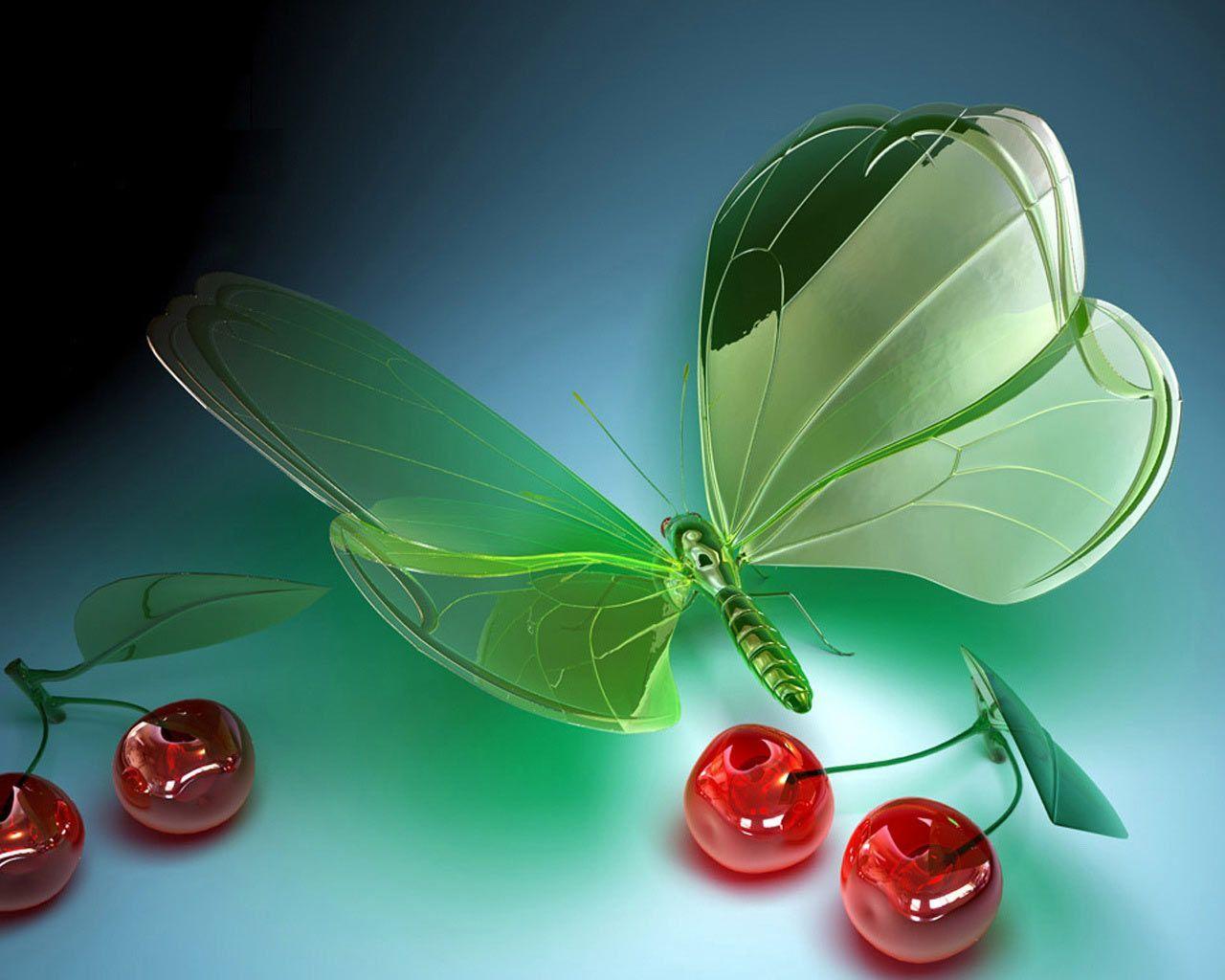 1280x1024 Free Butterfly Desktop Background