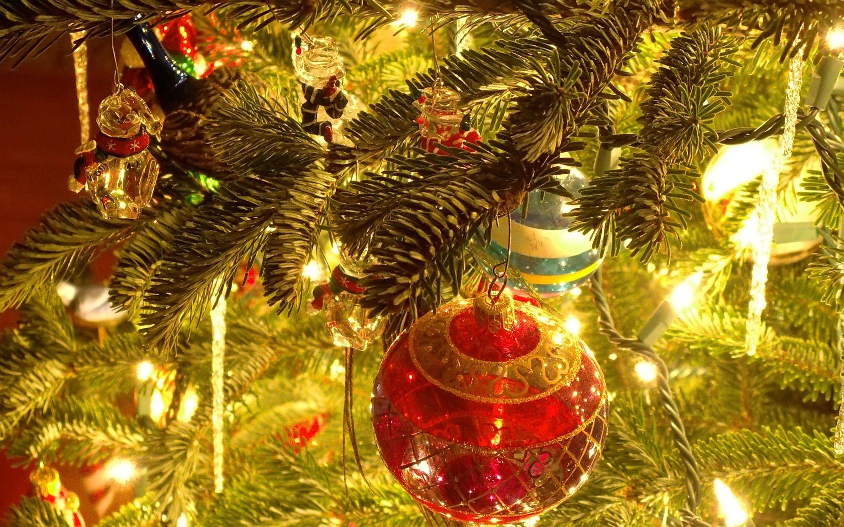 1680x1050 Christmas Tree Ornaments Wallpaper Christmas Holidays Wallpaper in jpg format for free download