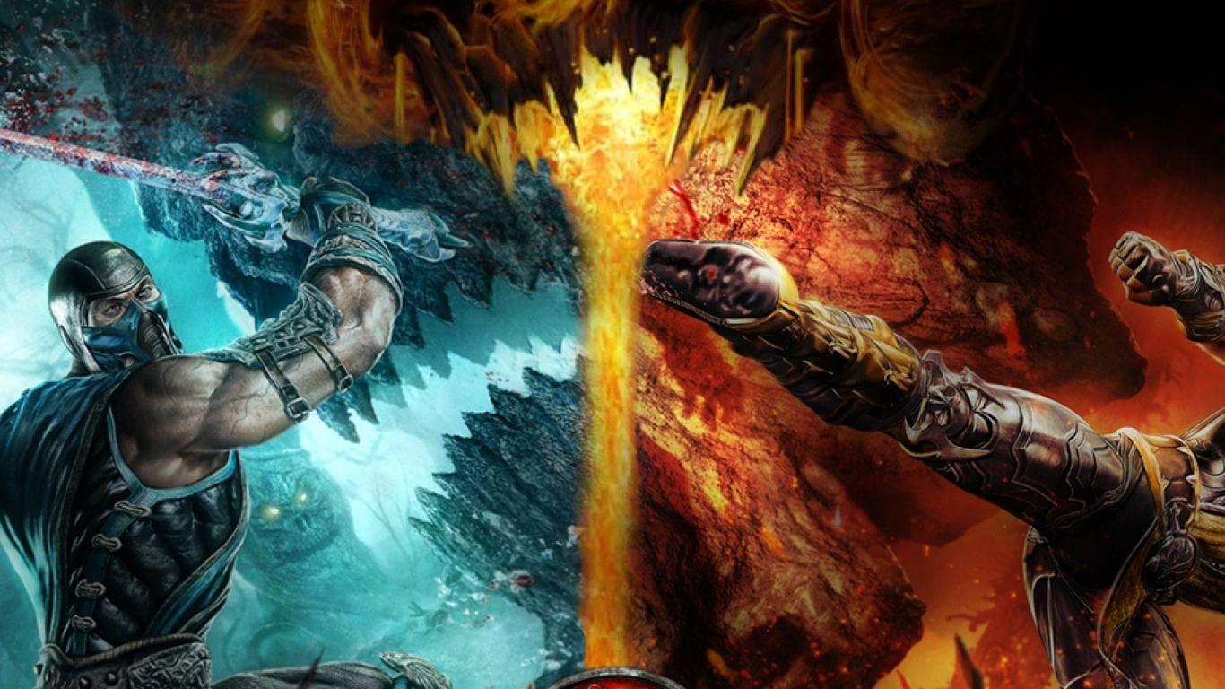1366x768 Free download Cold Fire Dragon Game Wallpaper Background Dual Monitor Resolution [2560x1024] for your Desktop, Mobile & Tablet. Explore Dual Monitor Gaming Wallpaper. Portal Wallpaper Dual Screen, Portal Dual