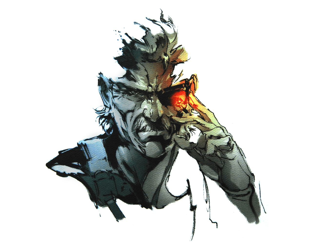 1280x1024 Old Snake Wallpaper