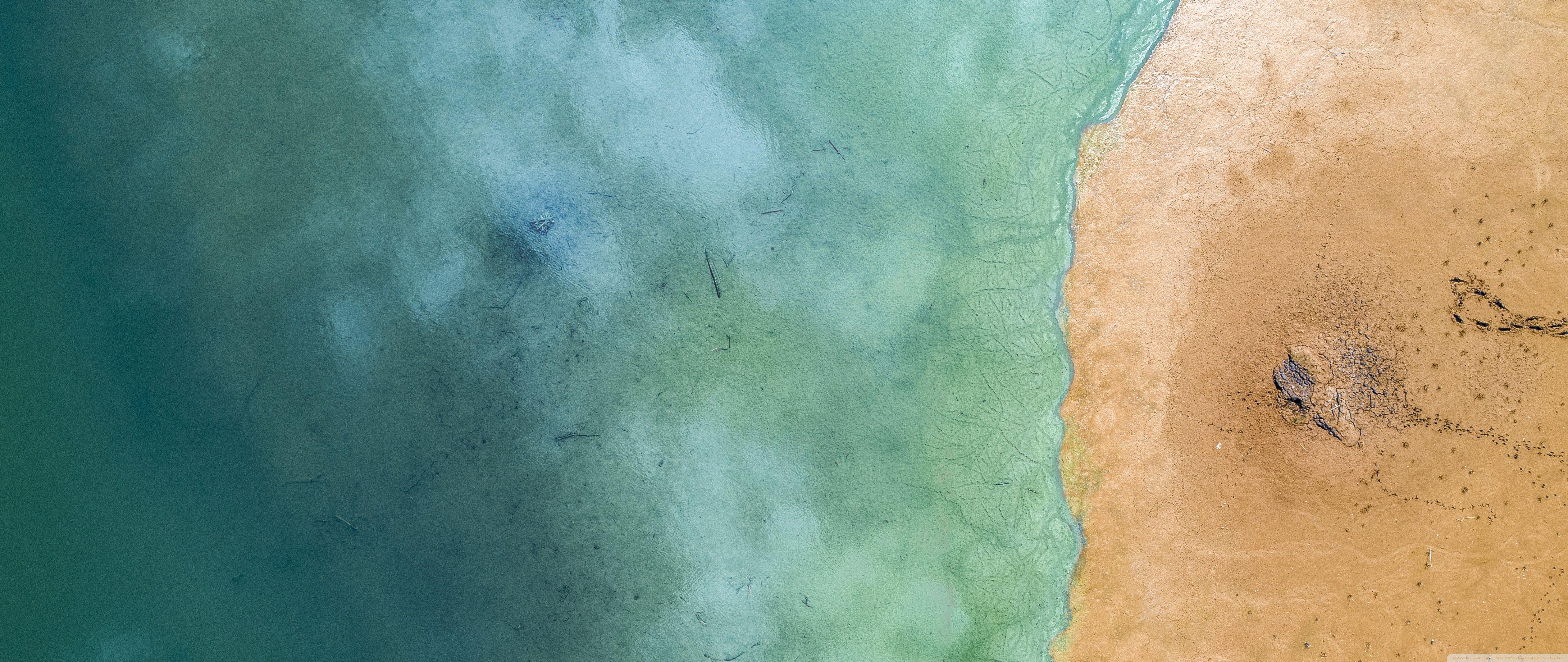 5120x2160 Stunning Aerial Photo Beach and Ocean Ultra HD Desktop Background Wallpaper for 4K UHD TV : Widescreen & UltraWide Desktop & Laptop : Tablet