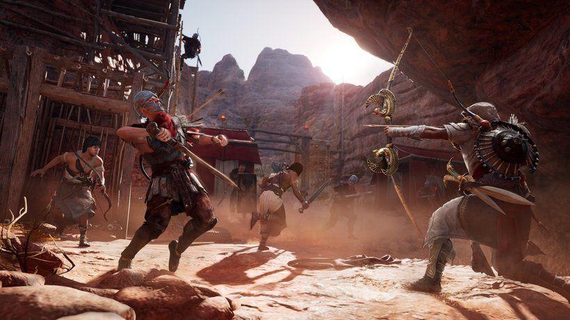 3840x2160 Bayek Bow and Arrow Assassins's Creed: Origins 4K