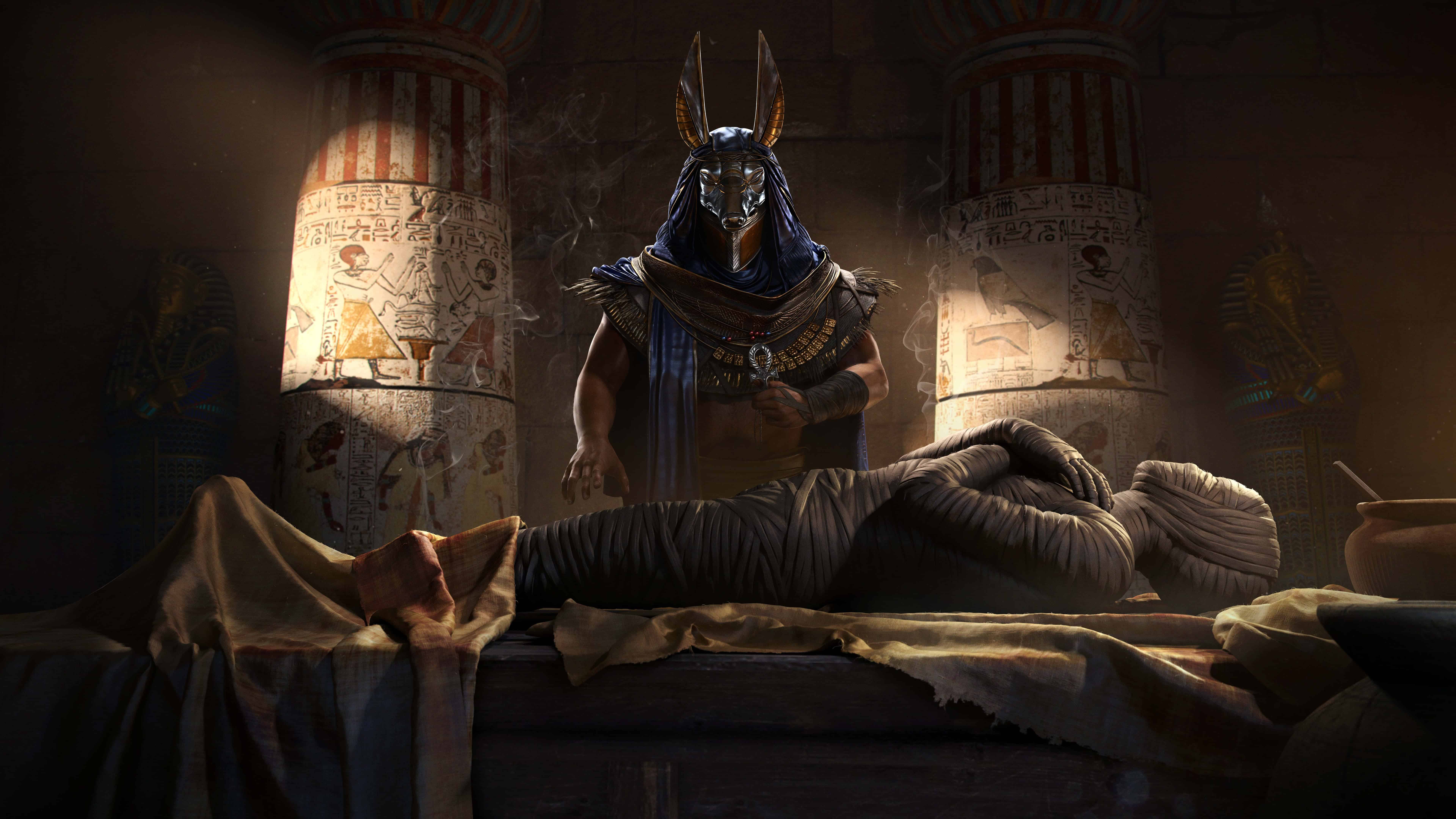 7680x4320 Assassin's Creed Origins Mummy UHD 8K Wallpaper