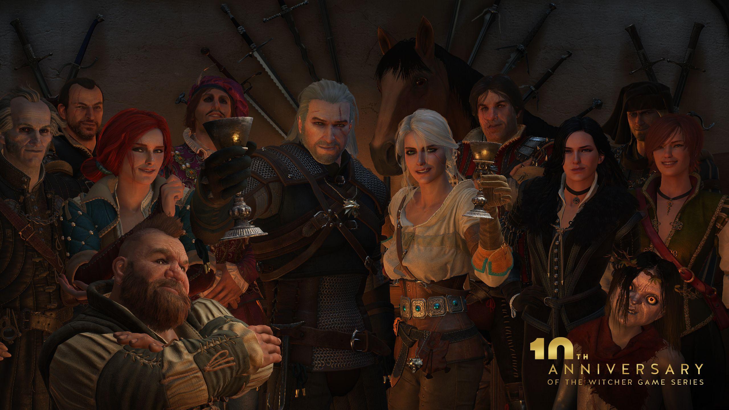 2560x1440 Witcher 10th Anniversary Wallpaper