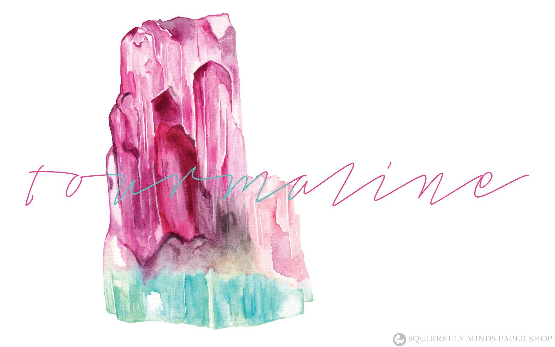 1856x1161 Download. Free Watercolour Tourmaline Desktop Wallpaper