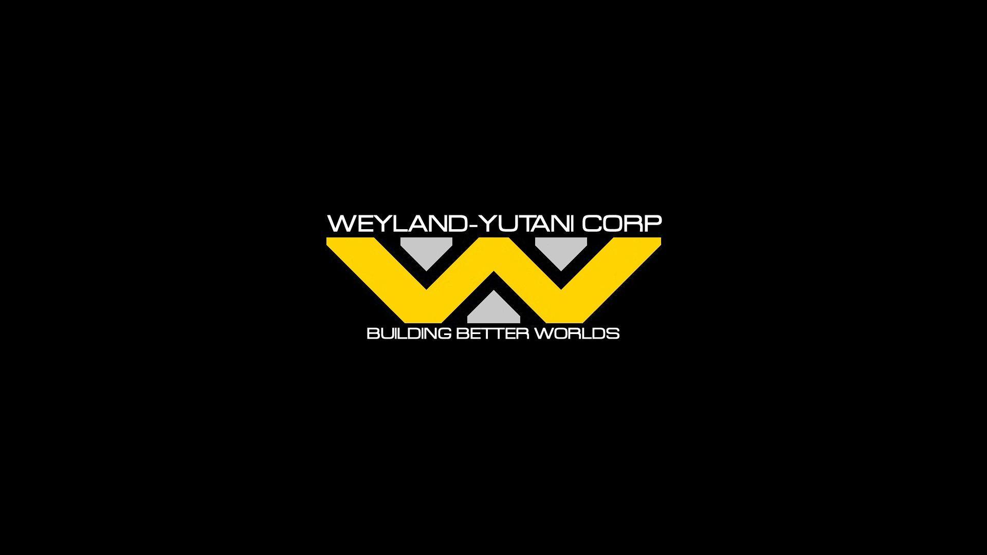 1920x1080 Weyland Yutani Corporation, Black Background, Logo, Typography