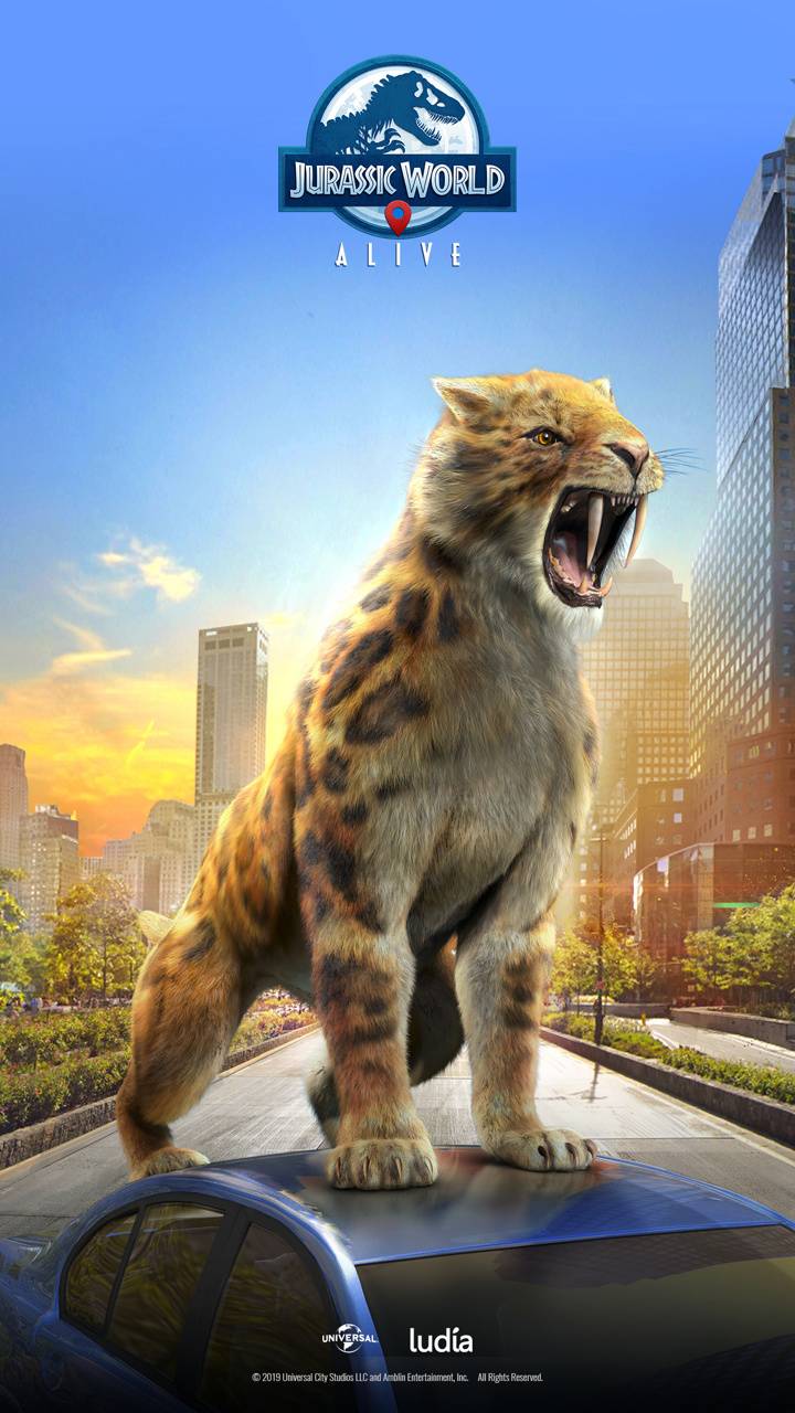 720x1280 Saber tooth cat wallpaper