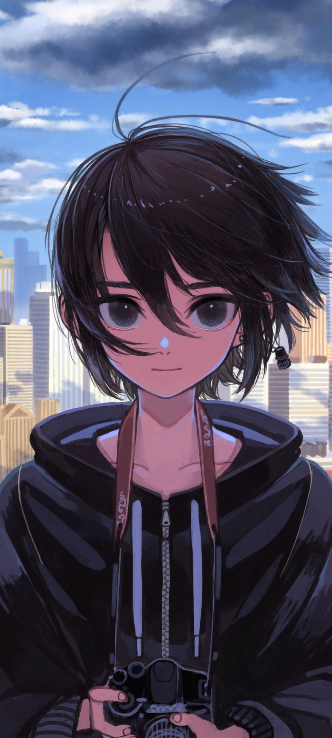 1080x2400 Anime Girl with Camera 1080x2400 Resolution Wallpaper, HD Anime 4K Wallpaper, Image, Photo and Background