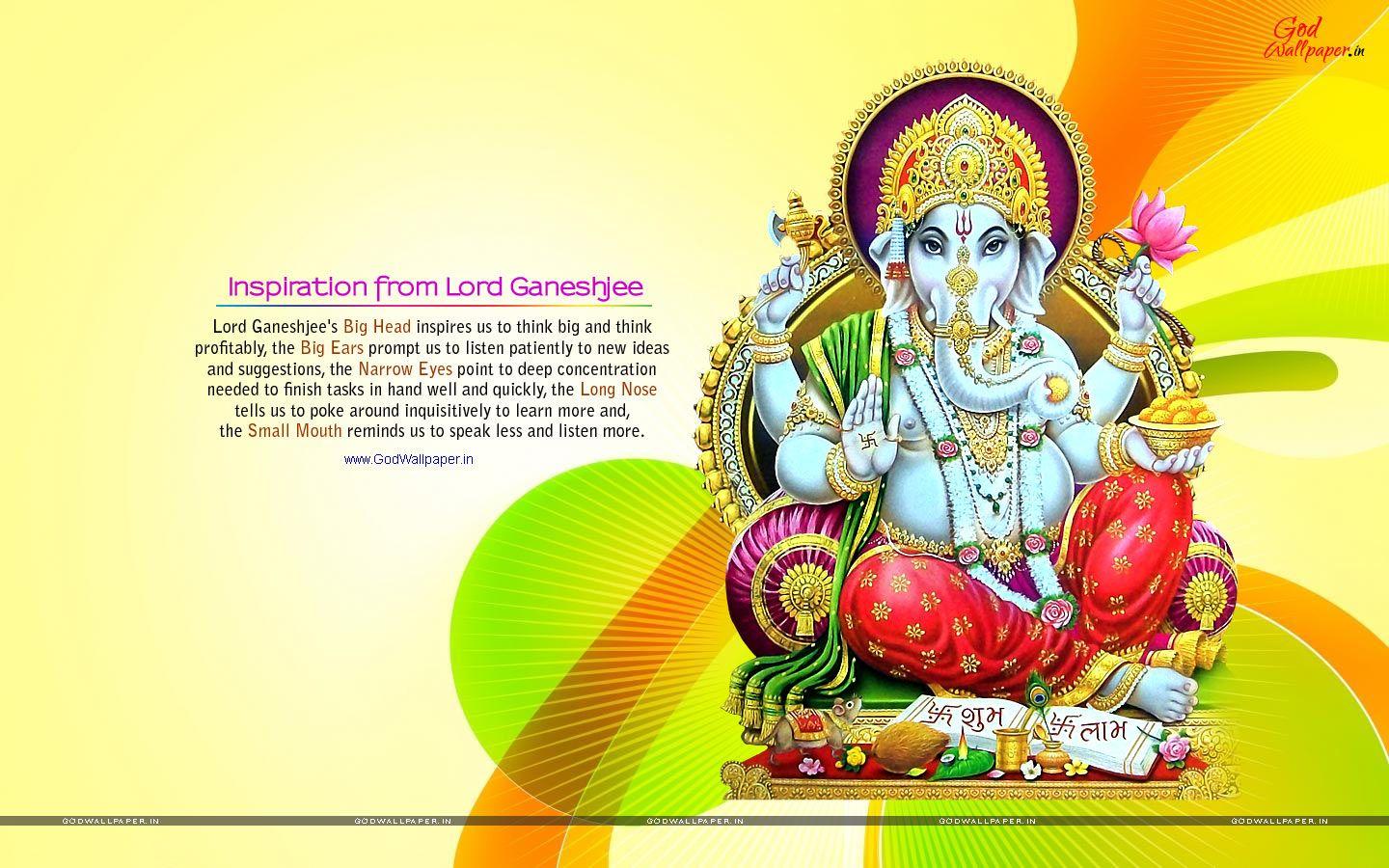 1440x900 God Vinayagar Image Wallpaper Image One