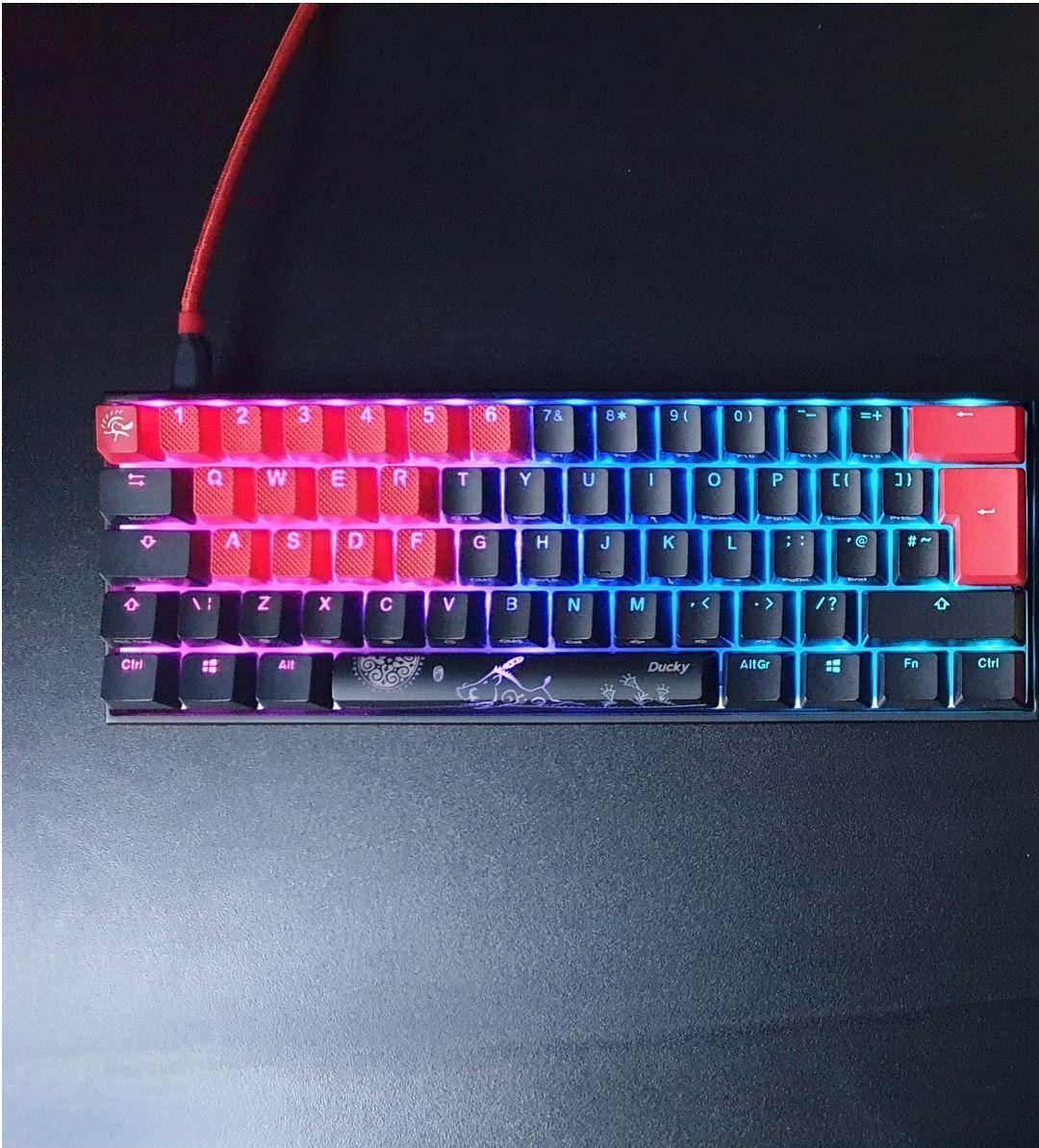 1080x1193 Ducky One 2 Mecha Mini RGB 60% Mechanical Keyboard. Video game room design, Keyboard, Gaming room setup