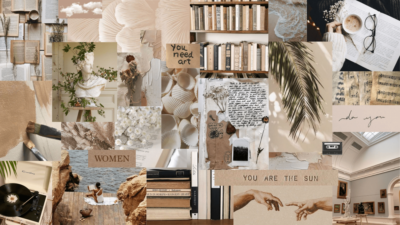 Featured image of post Light Brown Aesthetic Wallpaper Collage - Download the perfect aesthetic pictures.
