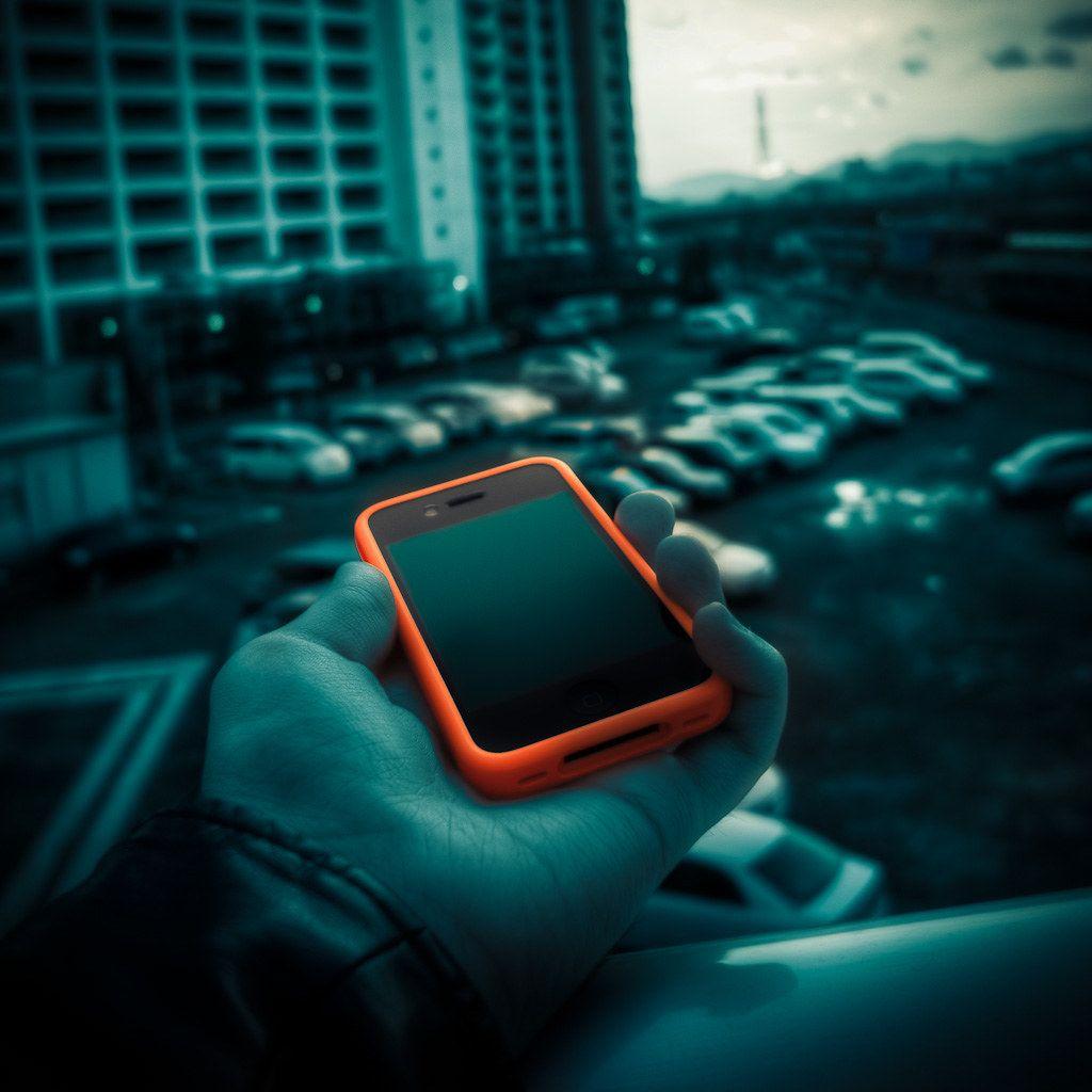 1024x1024 iPhone 4 Official Orange Bumper [iPad Wallpaper]. For iPhon