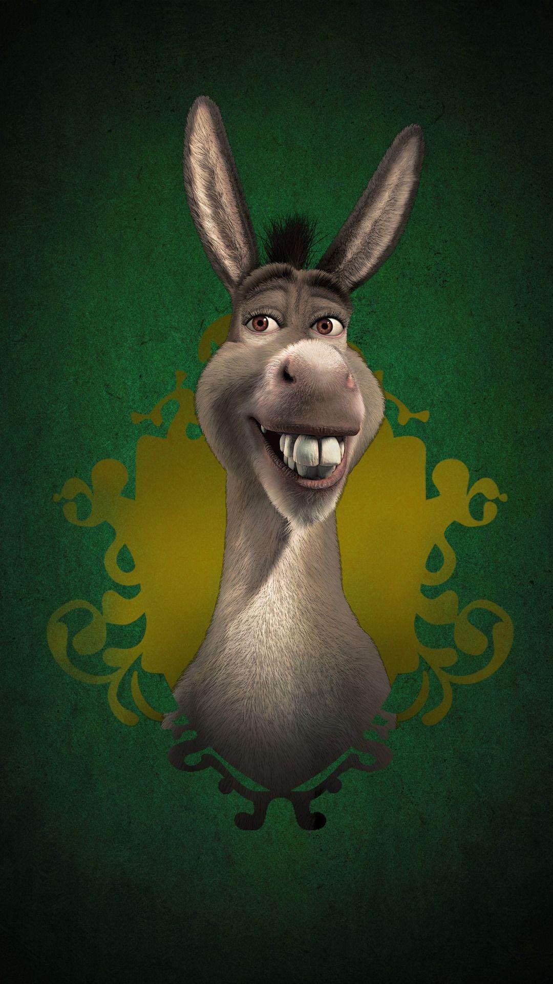 1080x1920 shrek and donkey wallpaper