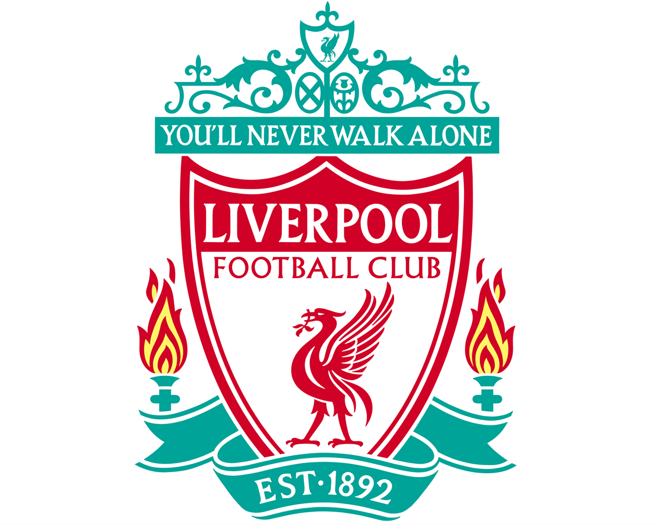 1280x1024 Logo Quiz: Logo Liverpool FC