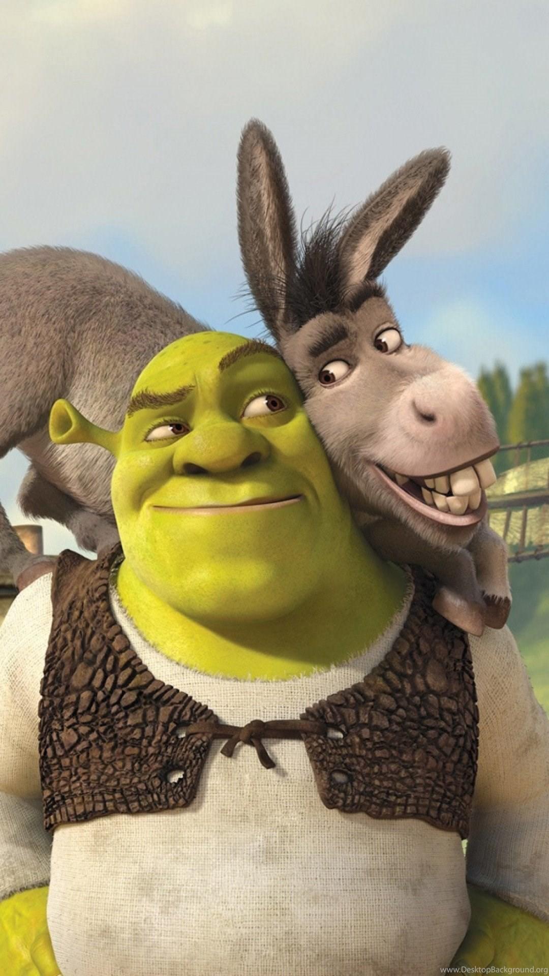Hình nền 1080x1920 Donkey Shrek