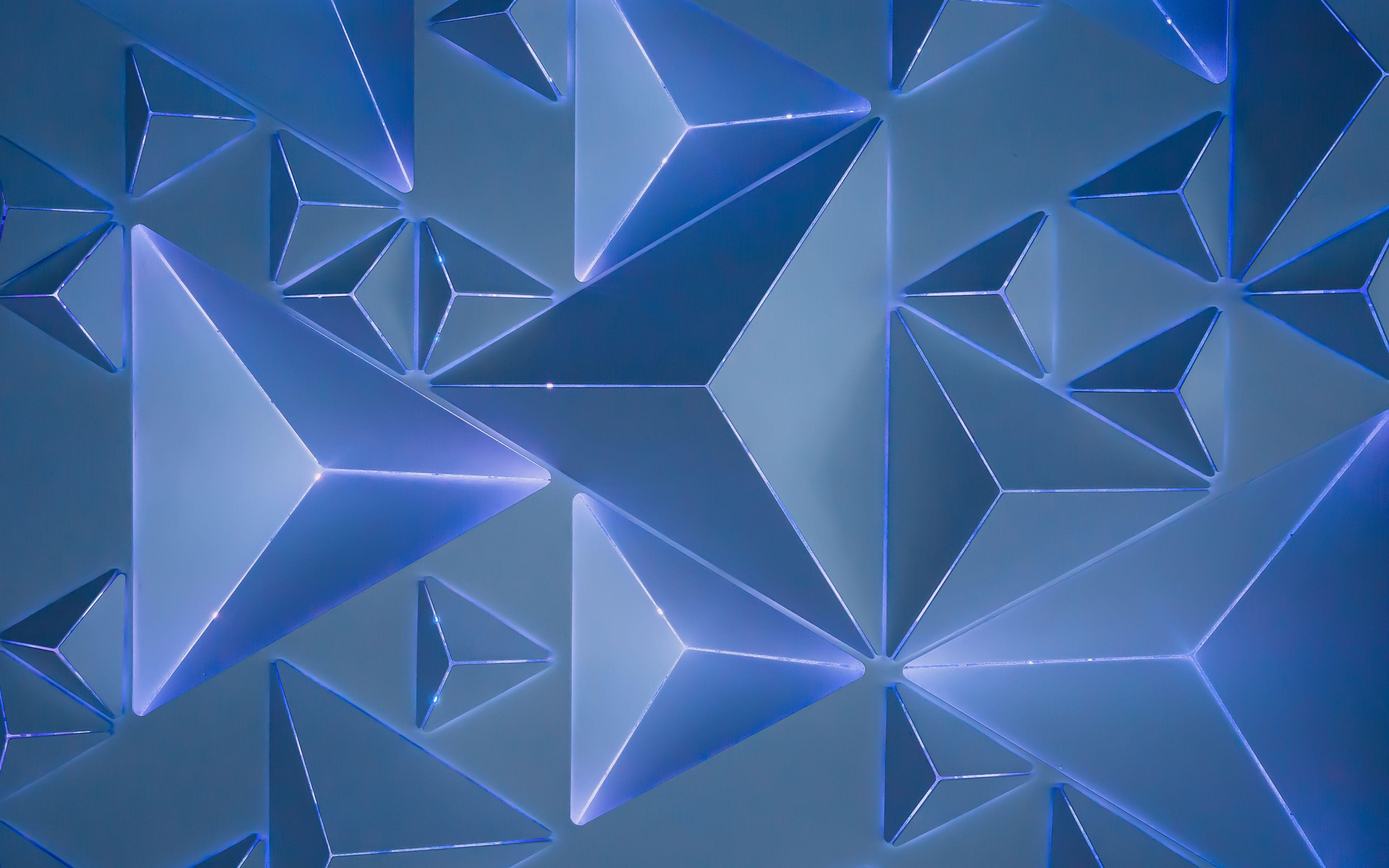 Blue Geometric 4k Wallpapers Top Free Blue Geometric 4k Backgrounds