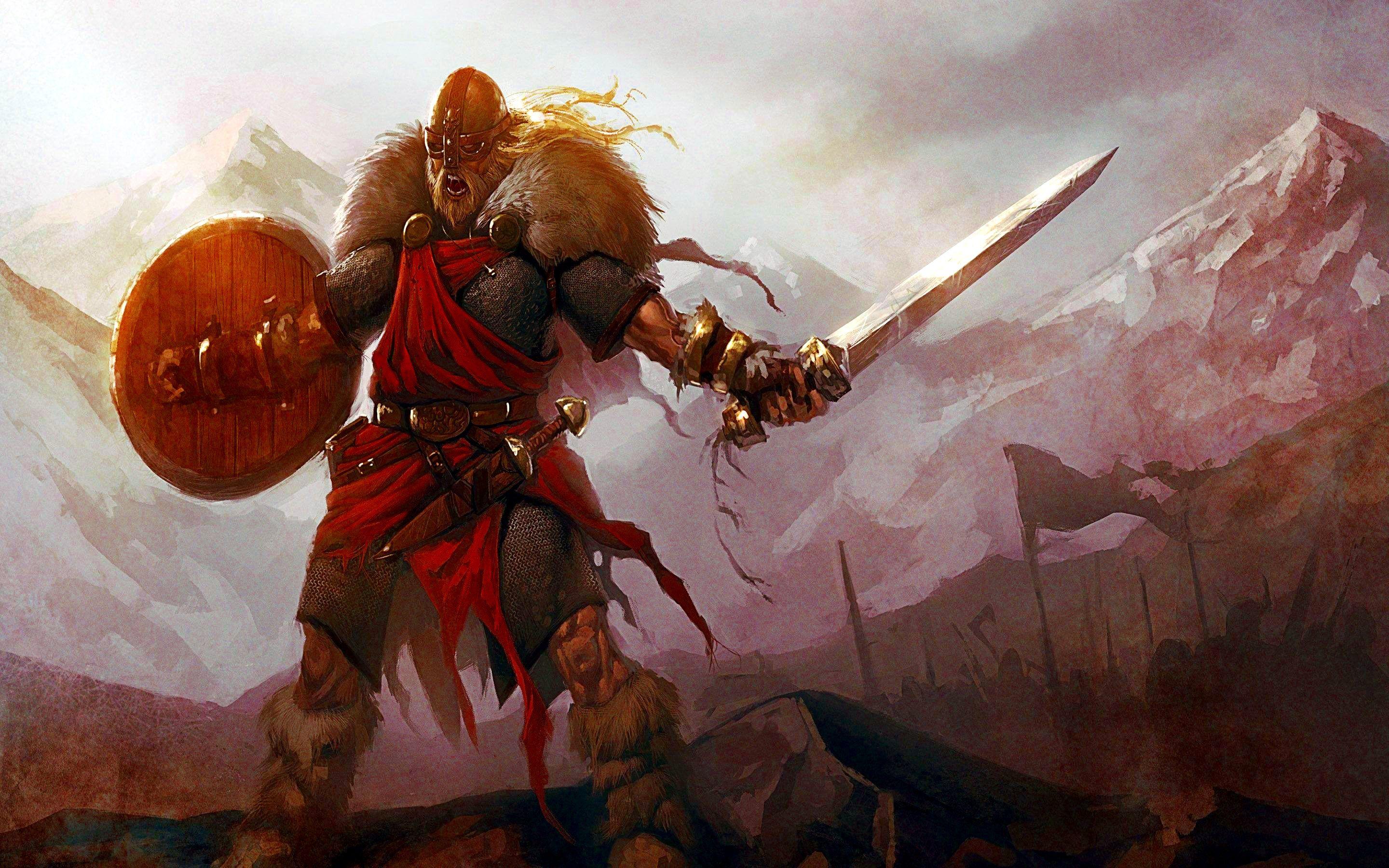 2880x1800 Viking warrior. Viking sword, Vikings, Viking symbols
