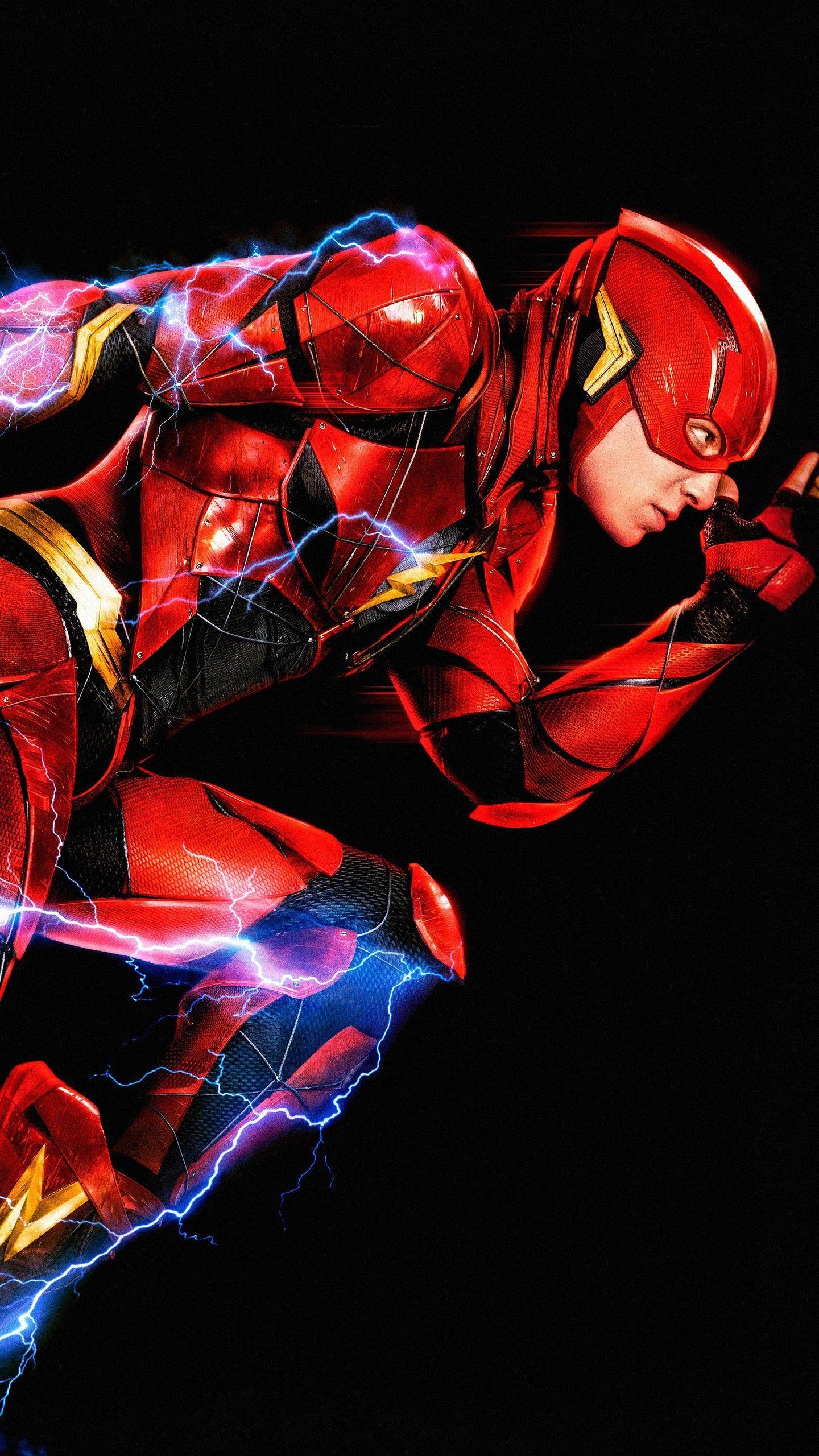 1440x2560 Flash Justice League Wallpaper