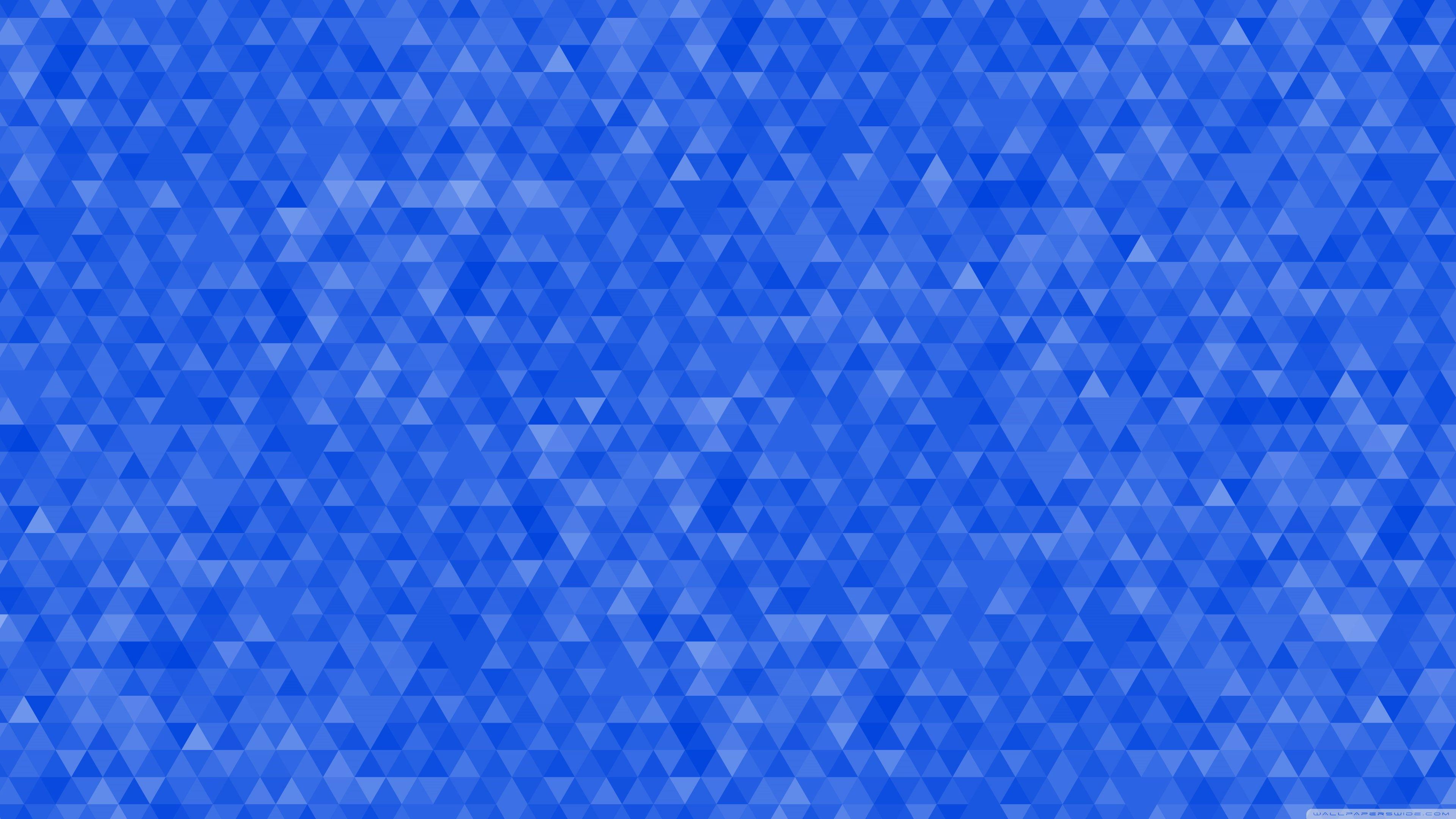 Blue Geometric Wallpaper 4k