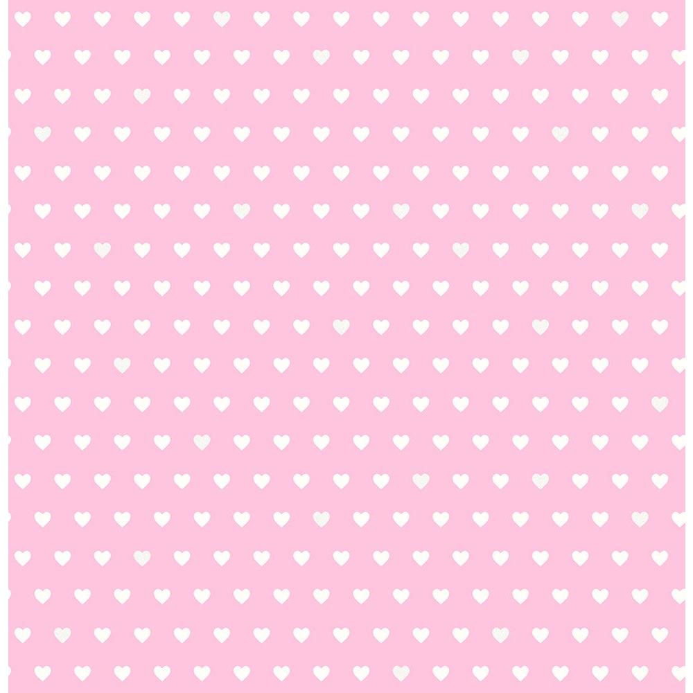 1000x1000 Brewster Màu hồng Trái tim Nhỏ Màu hồng Cuộn giấy có thể dán được (Bìa 56,4 Sq. Ft.) 2679 002156 The Home Depot
