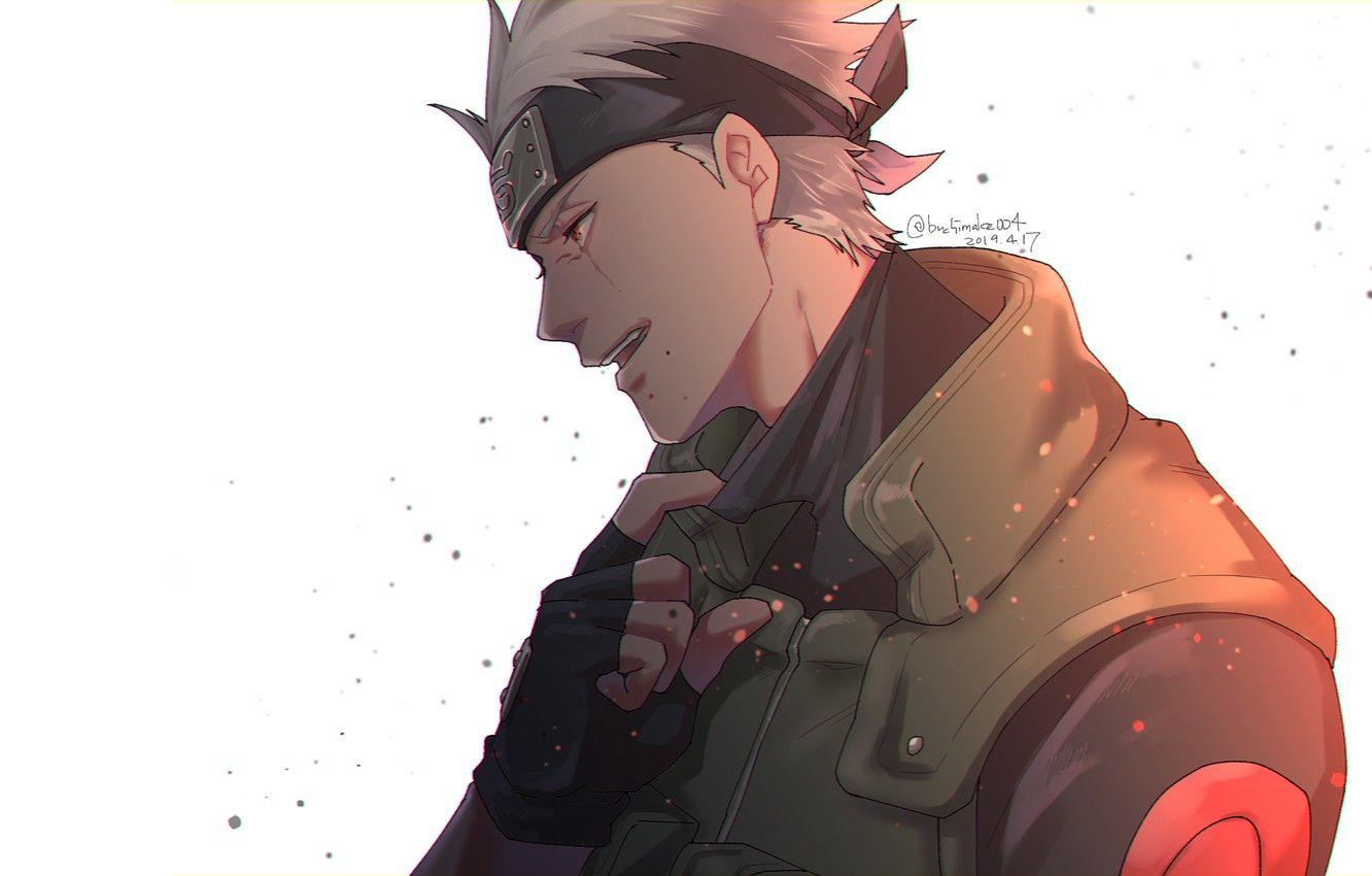 KAKASHI WITHOUT MASK, naruto, anime, kakashi, sensei, HD phone wallpaper