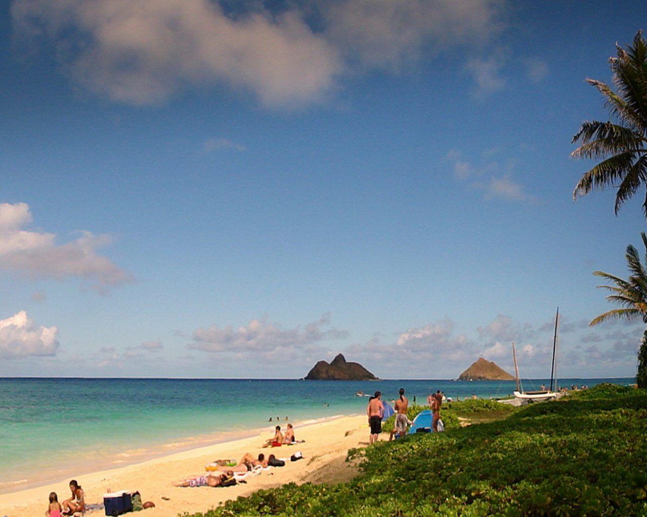 1280x1024 Lanikai Beach Hawaii Desktop HD Wallpape 1920x1080 :