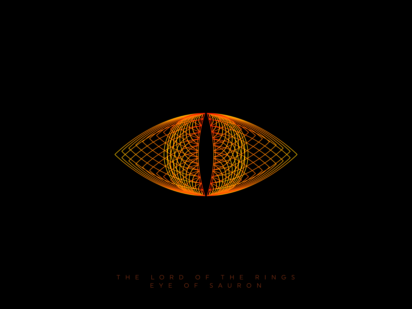 1600x1200 The Lord of The Rings of Sauron by Gedas Meskunas on Dribbble