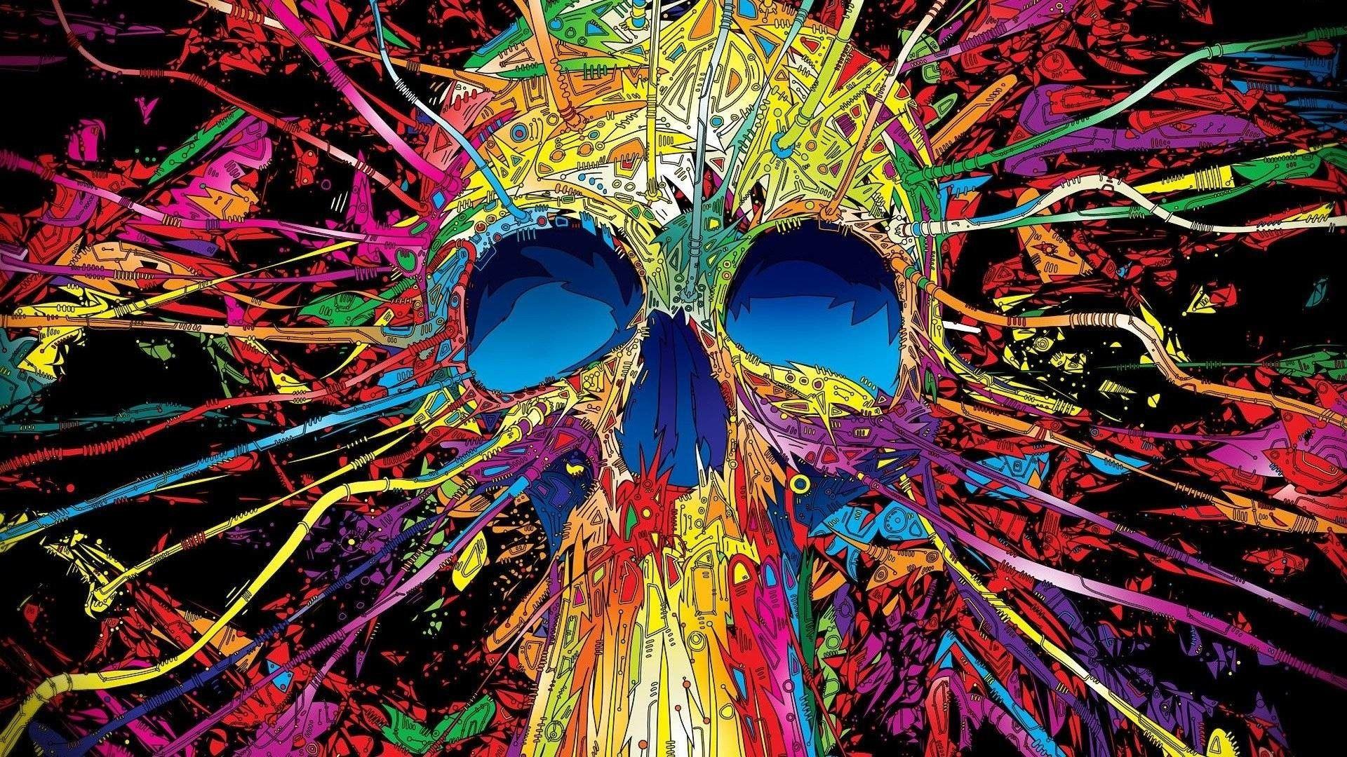 acid trip phone background