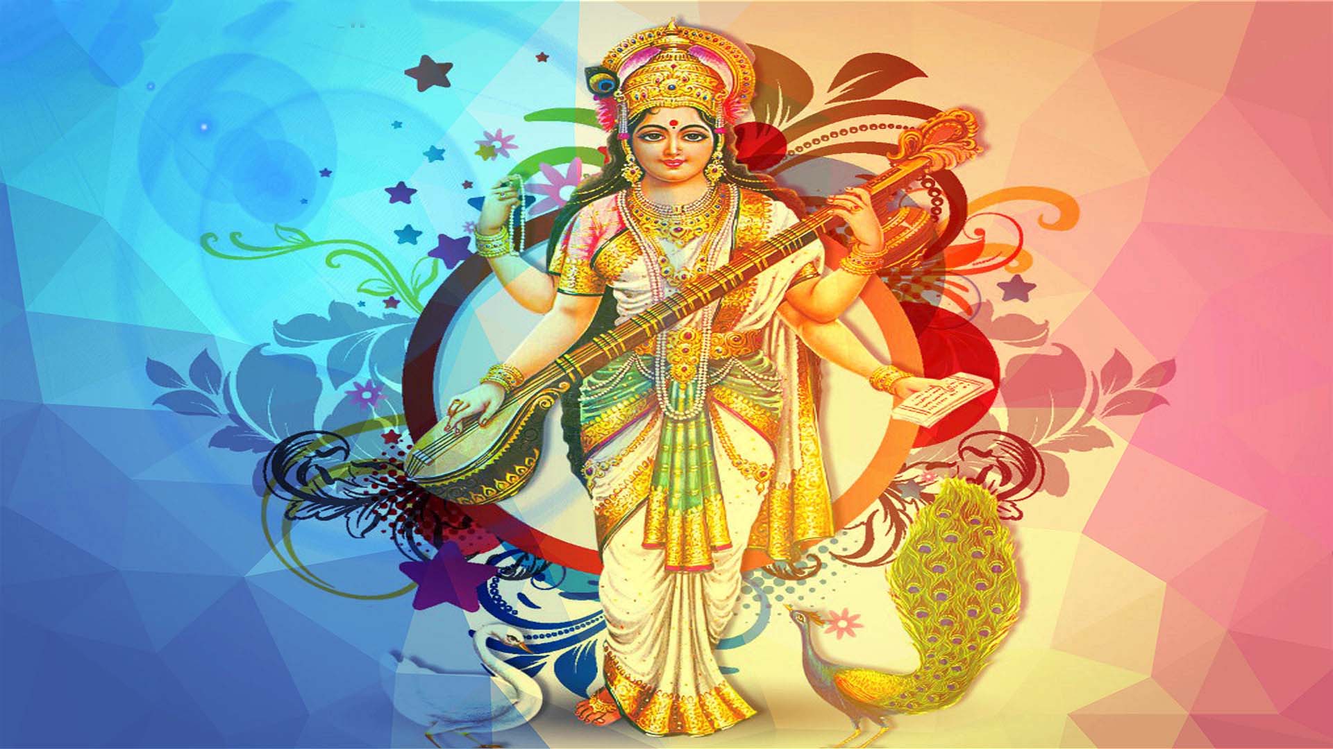 1920x1080 Saraswati Wallpaper