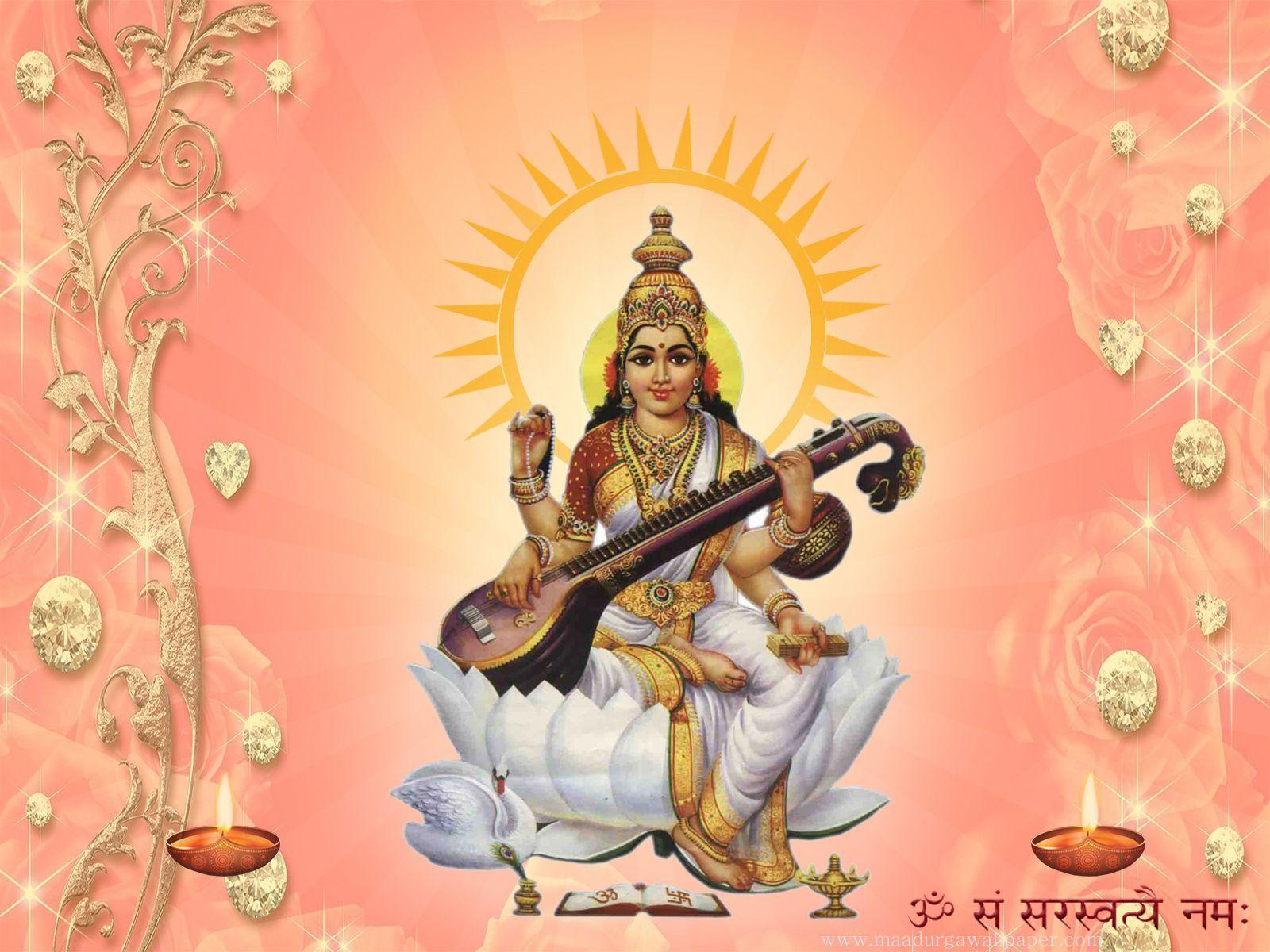 Saraswati Mata Wallpapers - Top Free Saraswati Mata Backgrounds