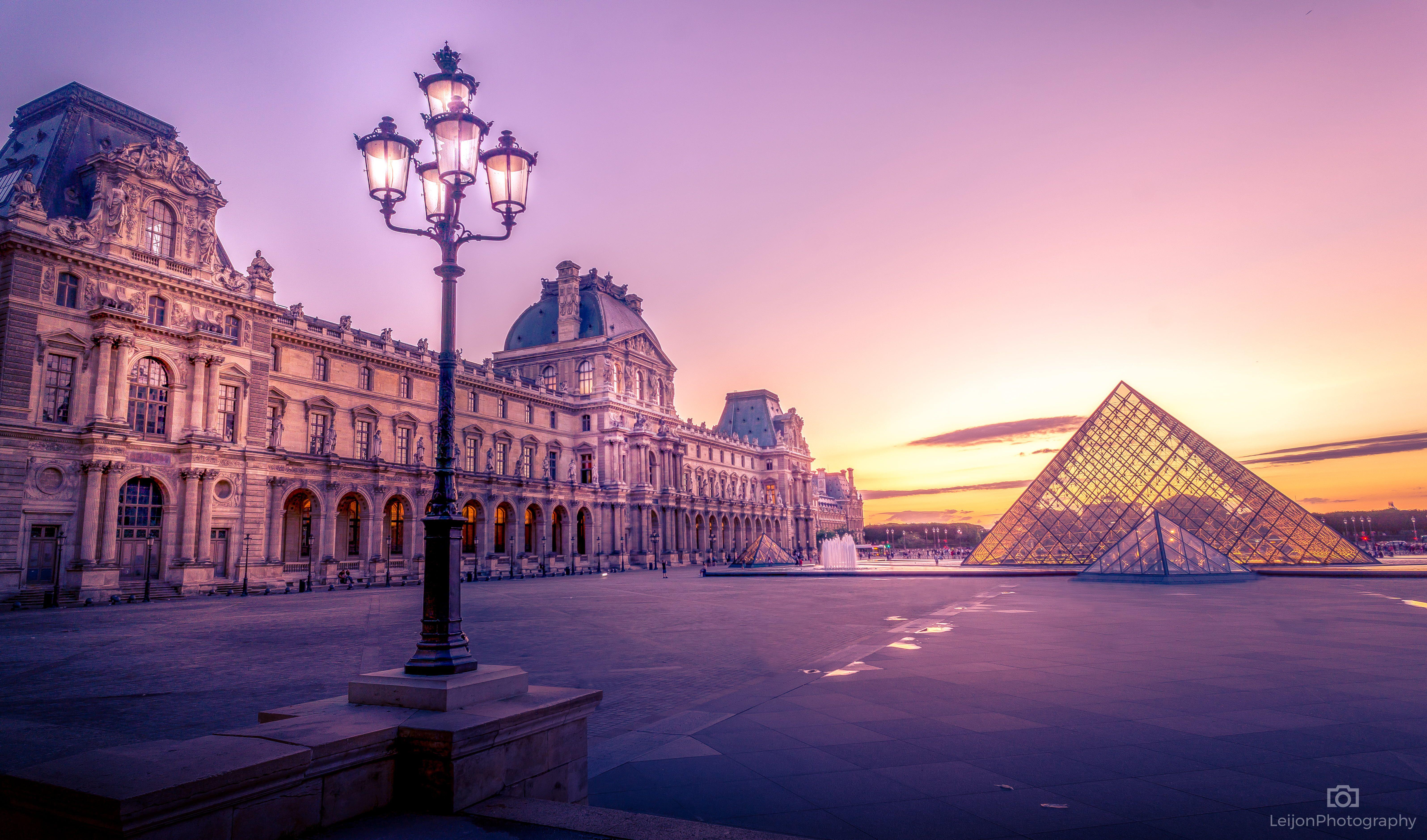 6383x3759 Louvre Art HD Wallpaper