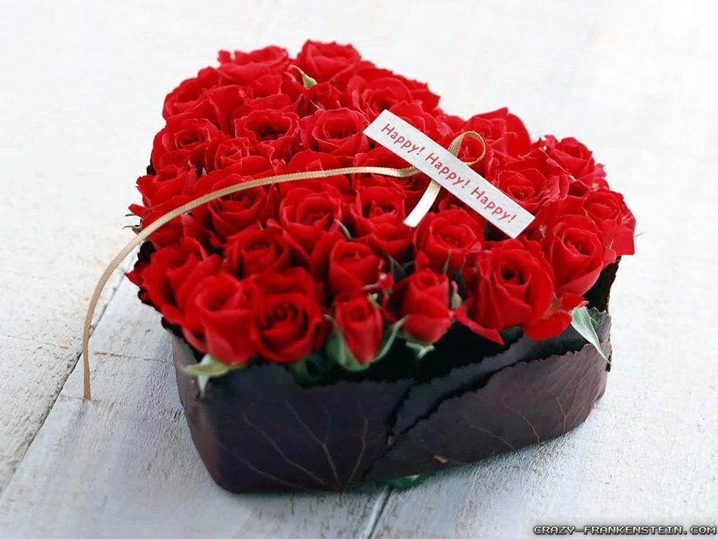 1024x768 Valentine's day Roses wallpaper 2