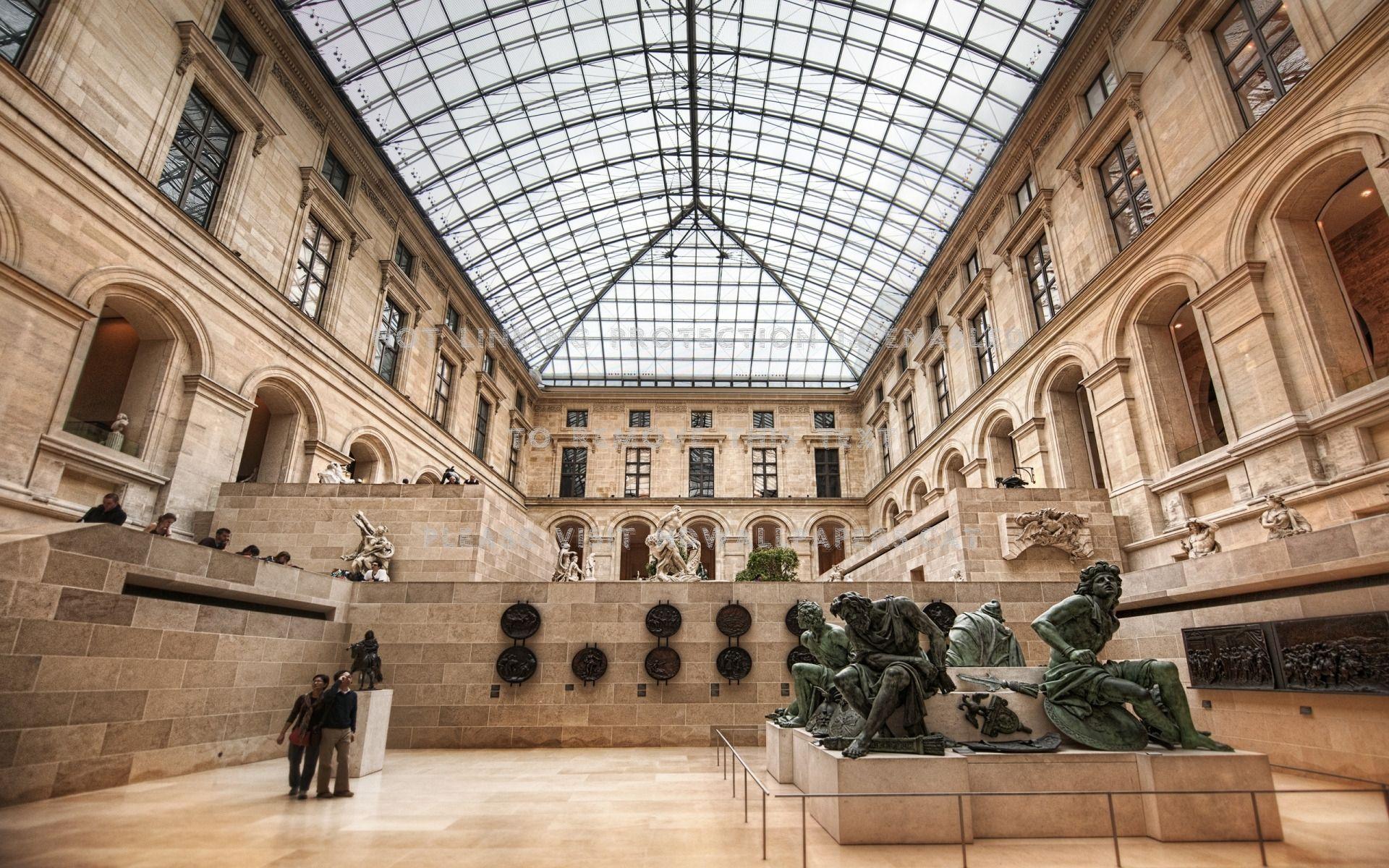 1920x1200 the louvre museum interior hall ceiling