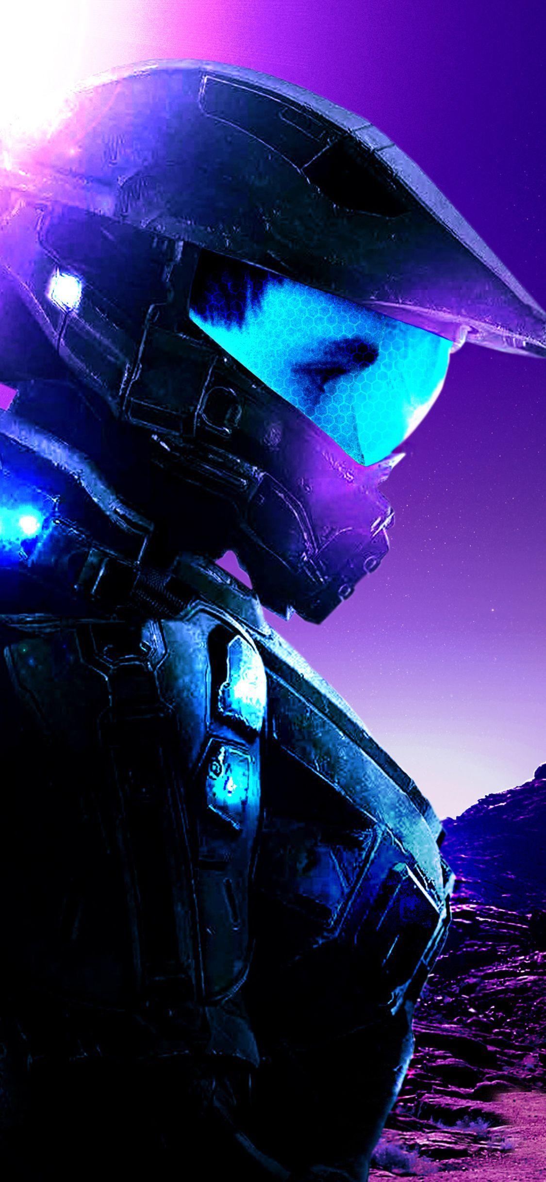 1125x2436 Halo 4k iPhone Wallpaper