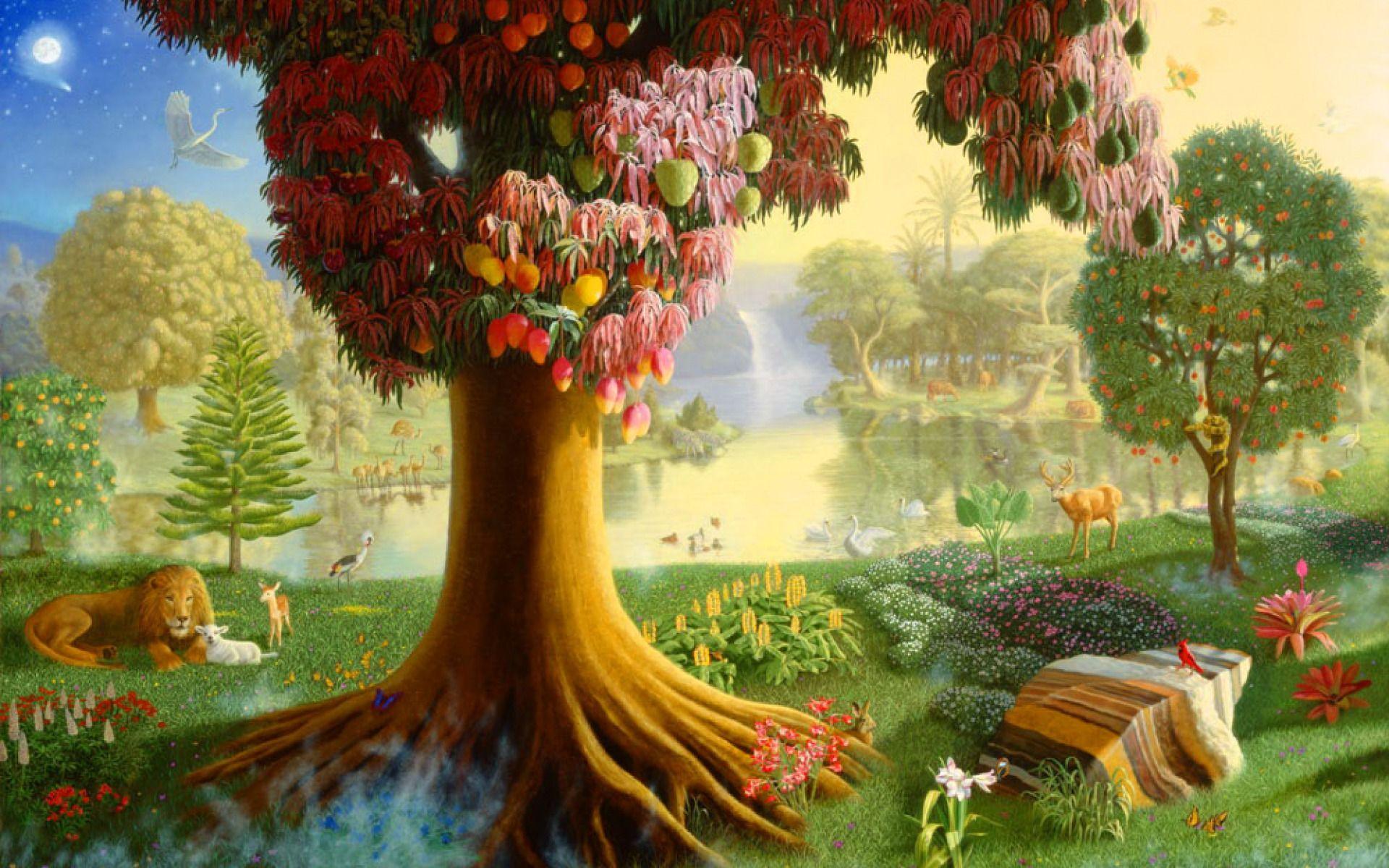 1920x1200 Garden of Eden Wallpaper. Beautiful Garden Wallpaper, Garden Wallpaper and Flower Garden Wallpaper