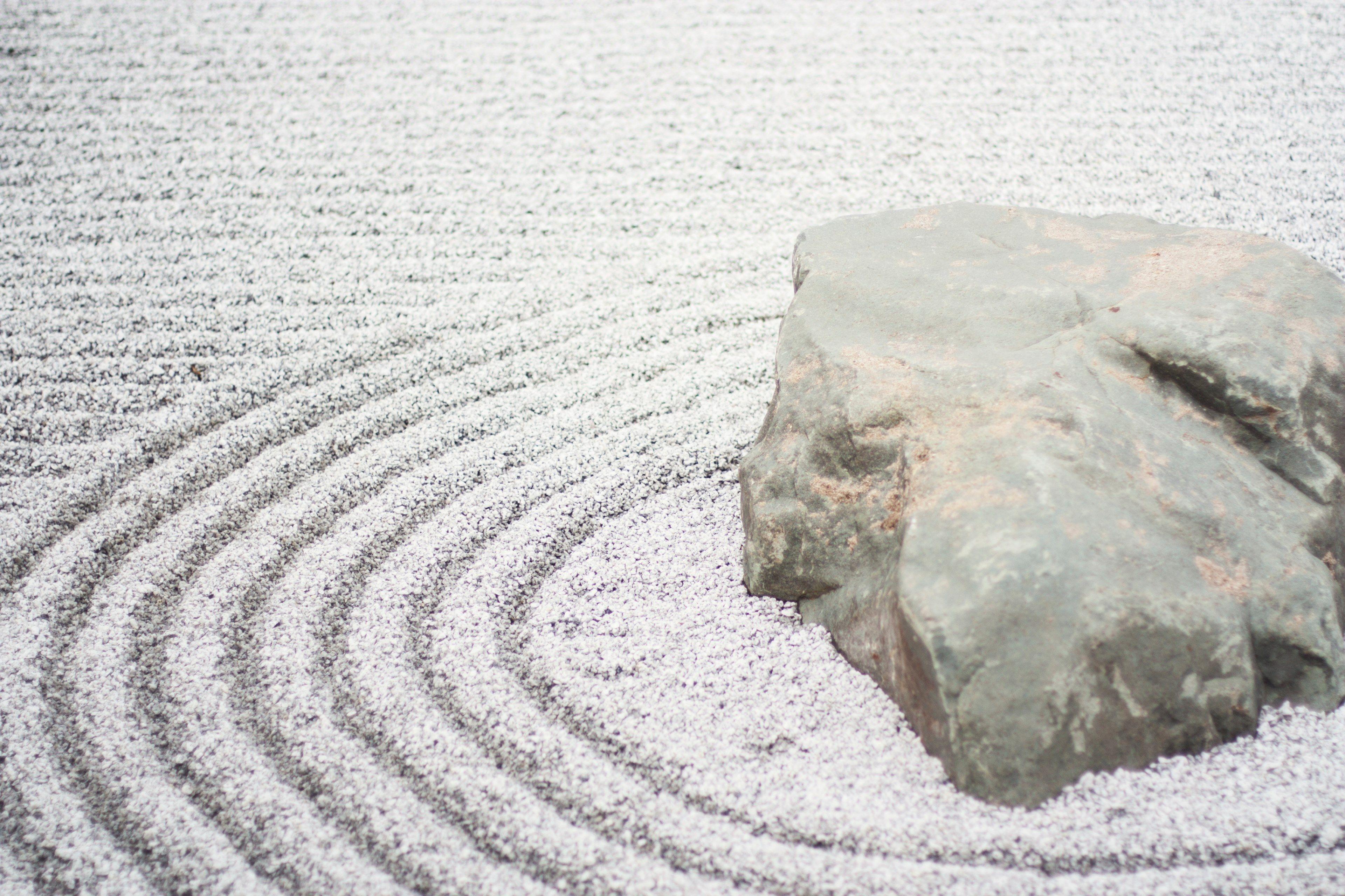 3840x2560 Wallpaper / rock japanese garden japanese and zen garden HD 4k wallpaper
