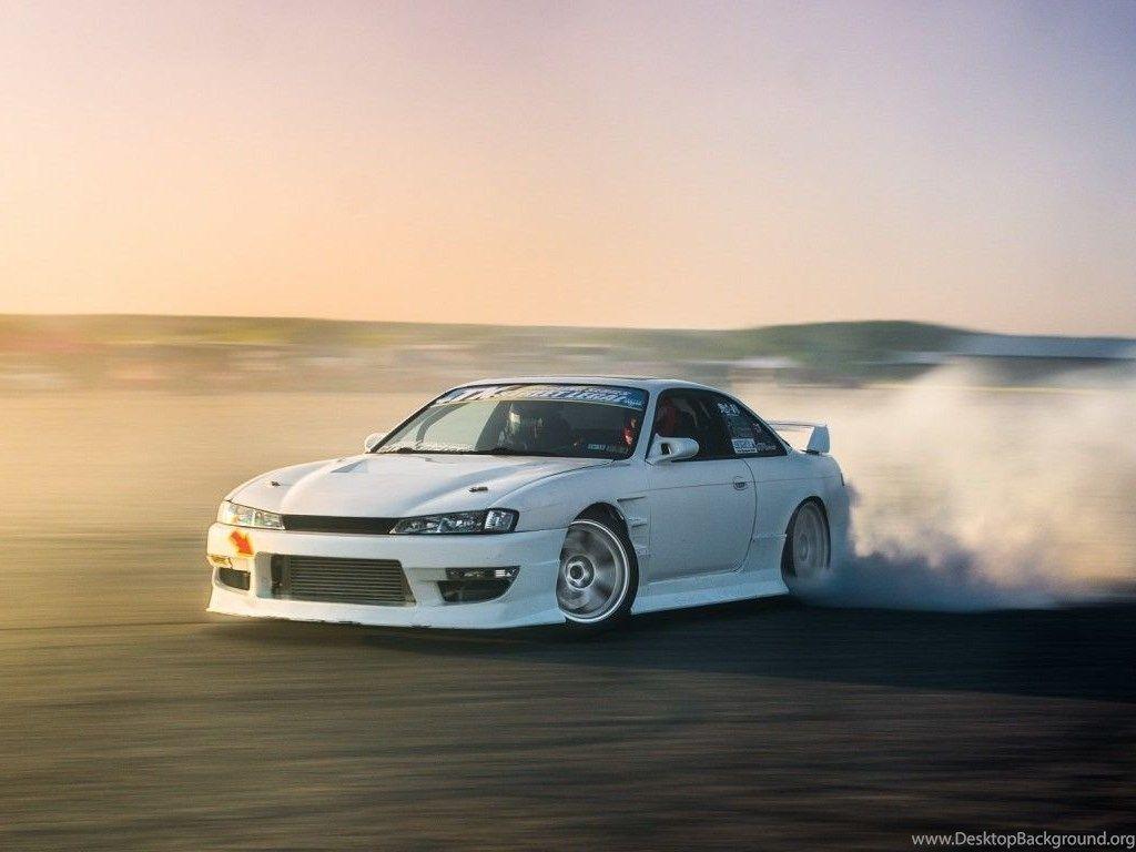 1024x768 Download Wallpaper Nissan, Silvia, S Tuning, Low, Datsun, White. Desktop Background