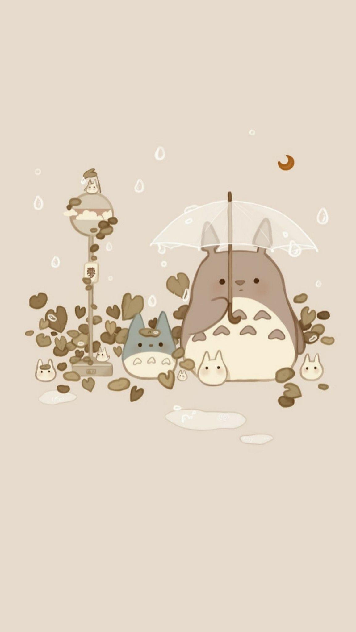 Kawaii Aesthetic Totoro Wallpapers - Top Free Kawaii Aesthetic Totoro  Backgrounds - Wallpaperaccess