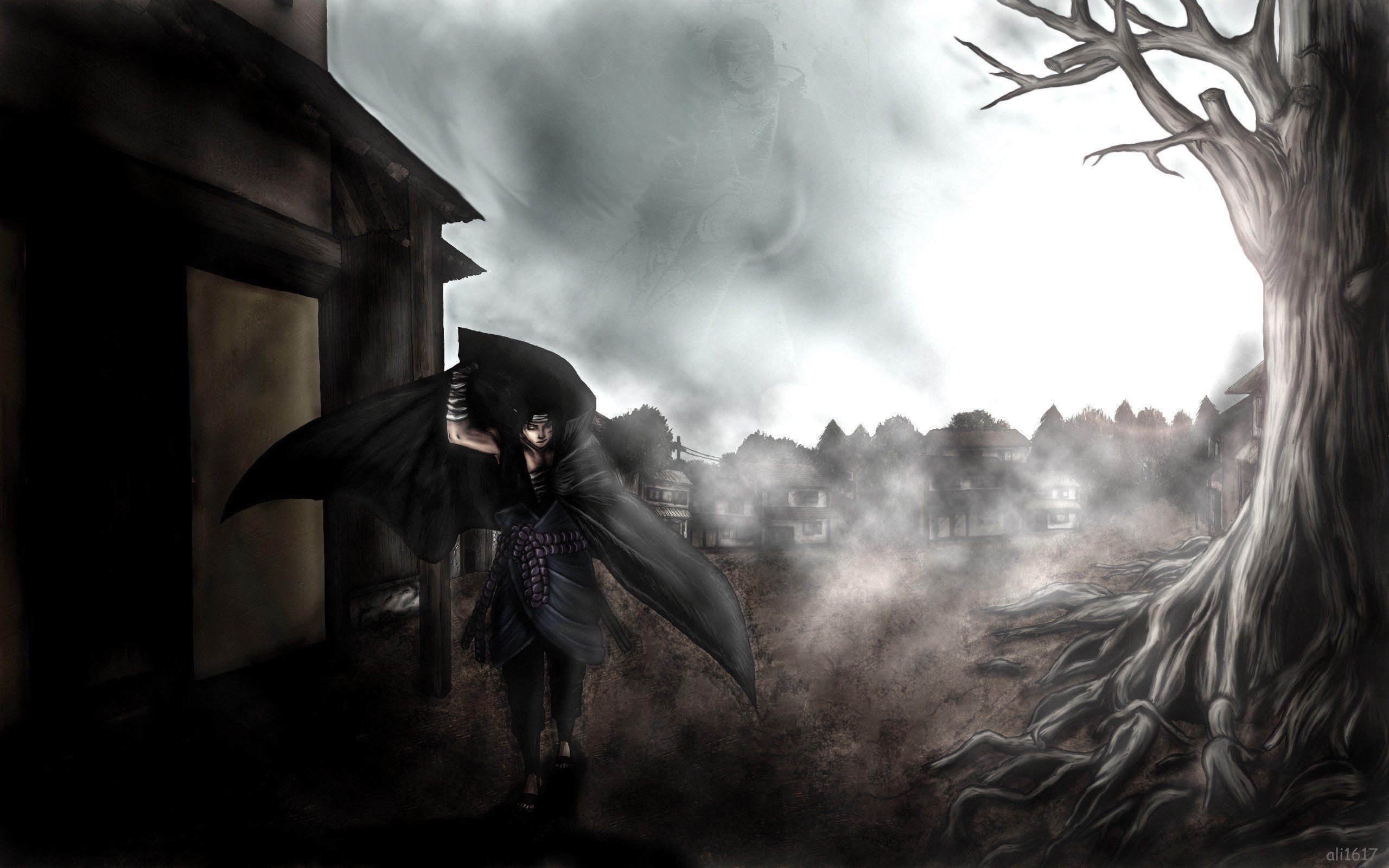 2560x1600 Uchiha Sasuke, Fan art, Naruto Shippuuden, Uchiha Itachi, Mist HD Wallpaper / Desktop and Mobile Image & Photo