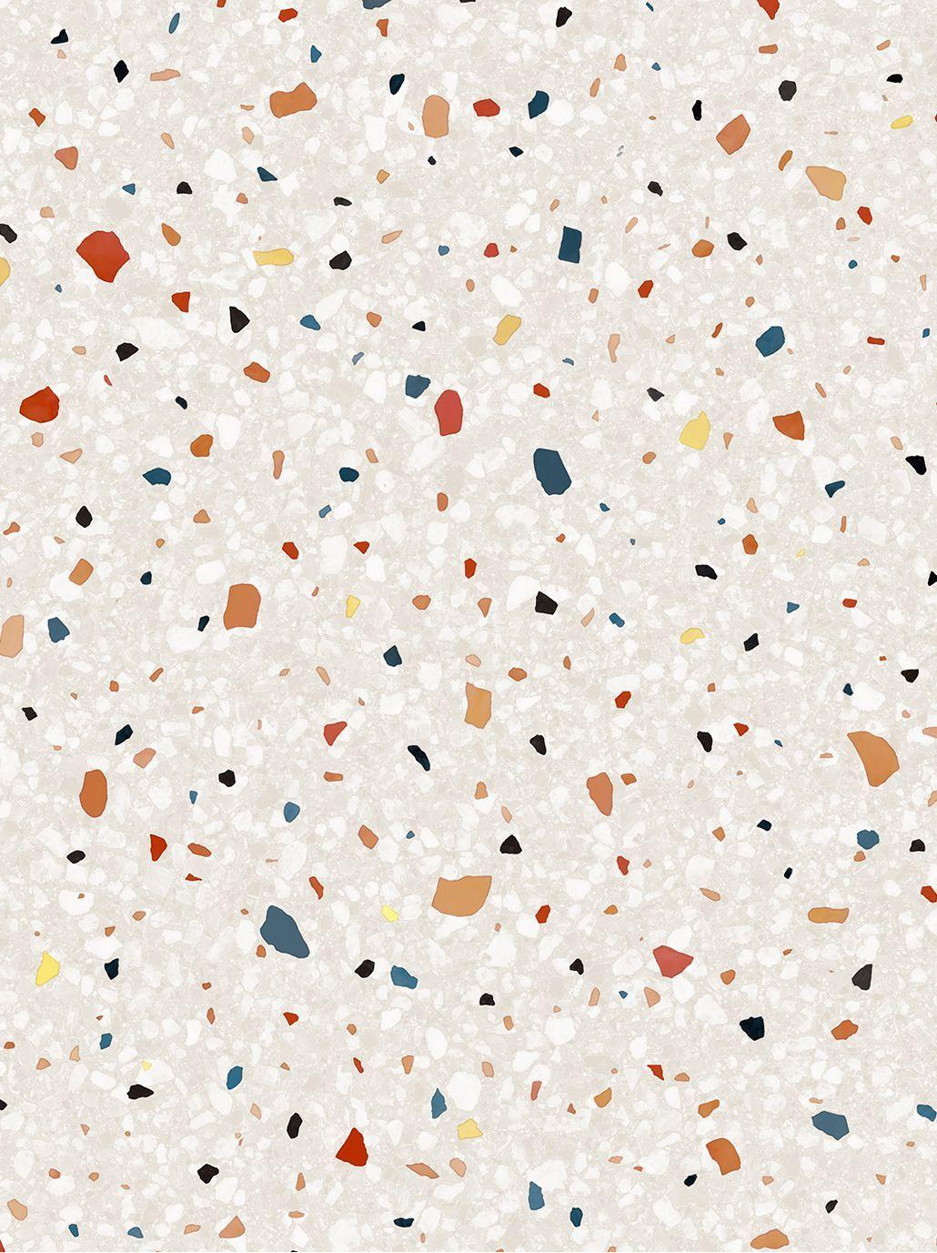 1030x1377 Coloured Terrazzo by Cover Styl'. Pattern art, Terrazzo, Pattern wallpaper
