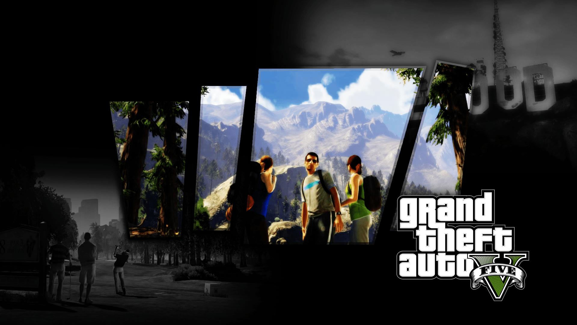 1920x1080 A Mix of GTA (Grand Theft Auto) Wallpaper. C Town Gaming