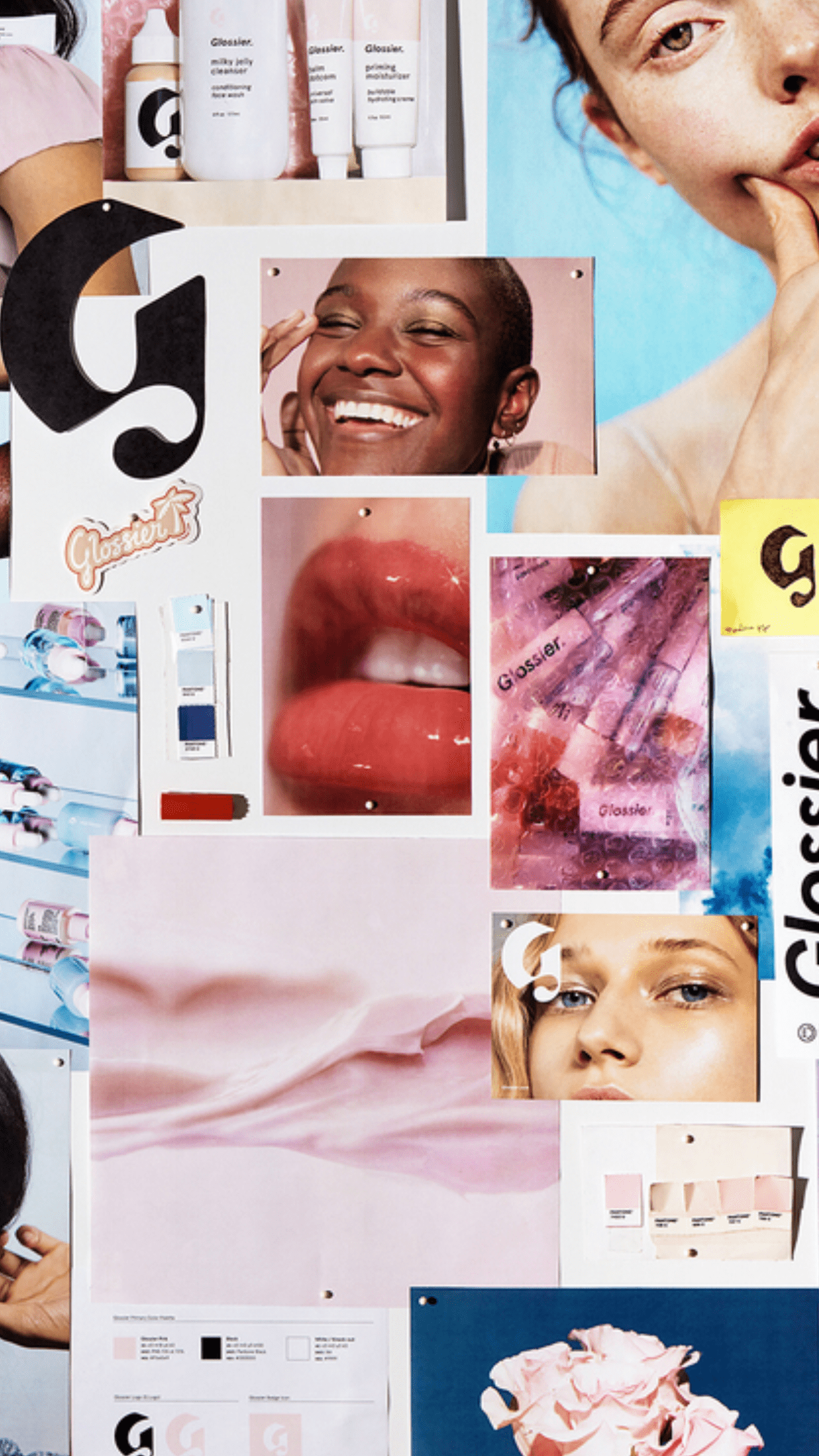 1242x2208 Wallpaper for your phone. Glossier. Glossier branding, Aesthetic iphone wallpaper, Cute wallpaper