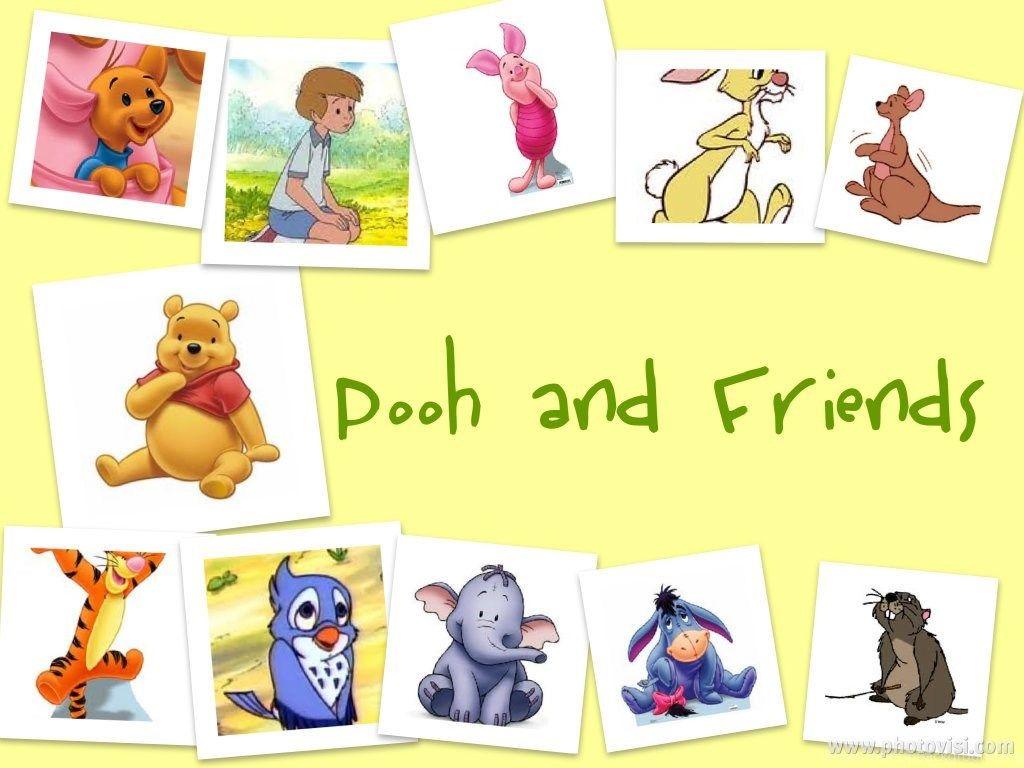 1024x768 Pooh And Friends Collage Winnie The Pooh Fan Art Fanpop Desktop Background