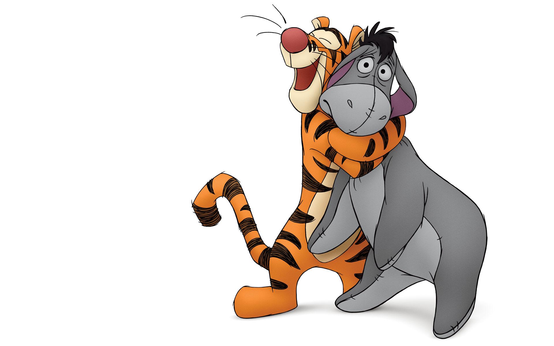 1920x1200 Tigger and Eeyore from Winnie the Pooh Desktop Wallpaper