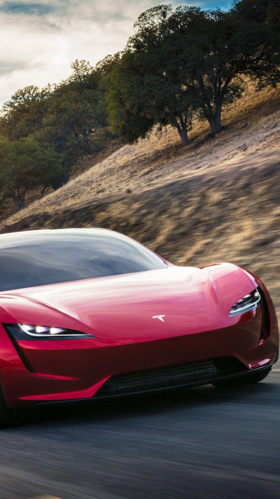 1080x1920 Wallpaper Tesla Roadster, electric car, 4k, Cars & Bikes
