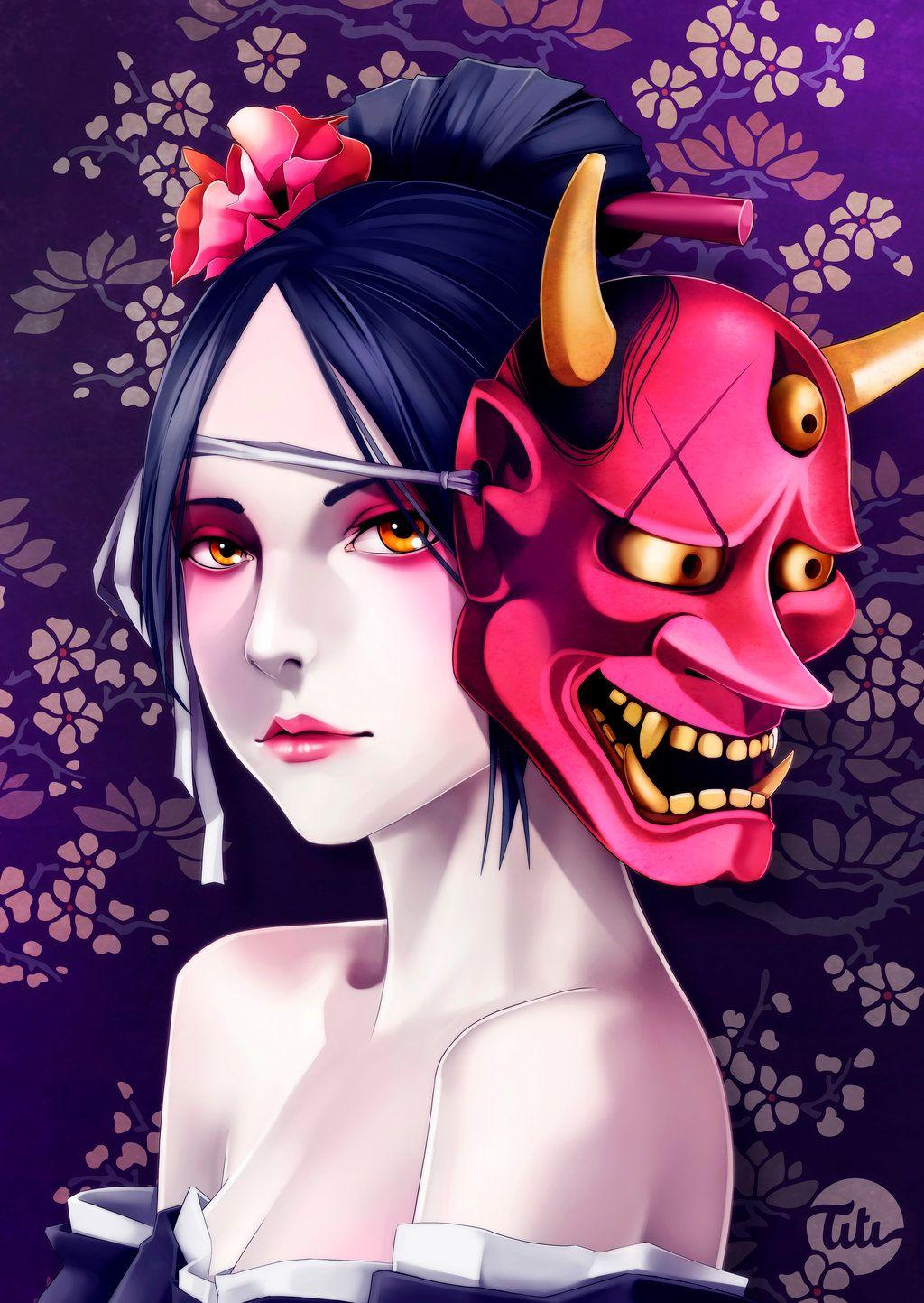Hannya Anime Wallpapers Top Free Hannya Anime Backgrounds WallpaperAccess