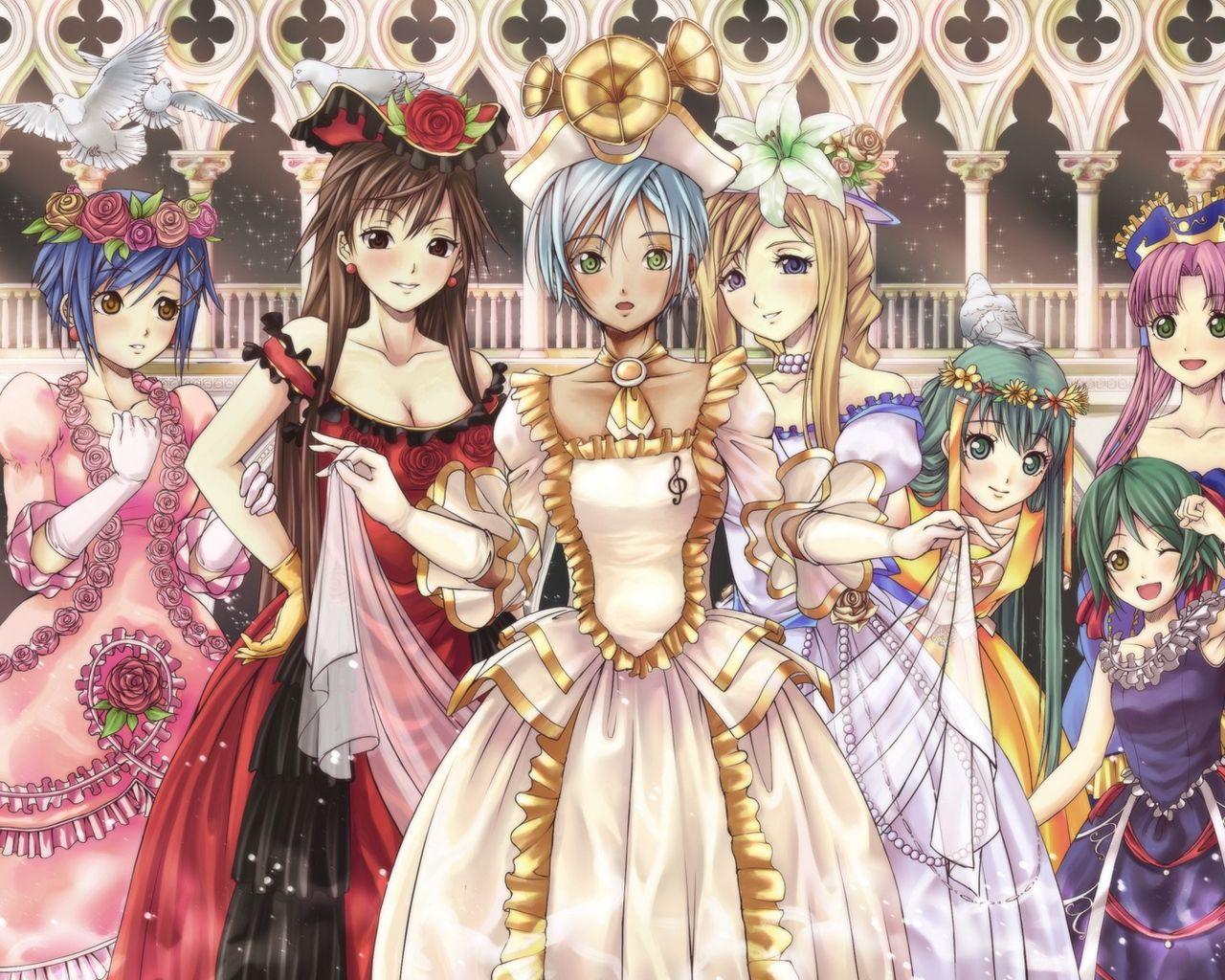 1280x1024 Download wallpaper 1280x1024 drawfag, aria, mizunashi akari, alice