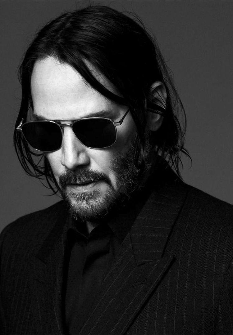 750x1080 All the Keanu Reeves Saint Laurent campaign image Middle East