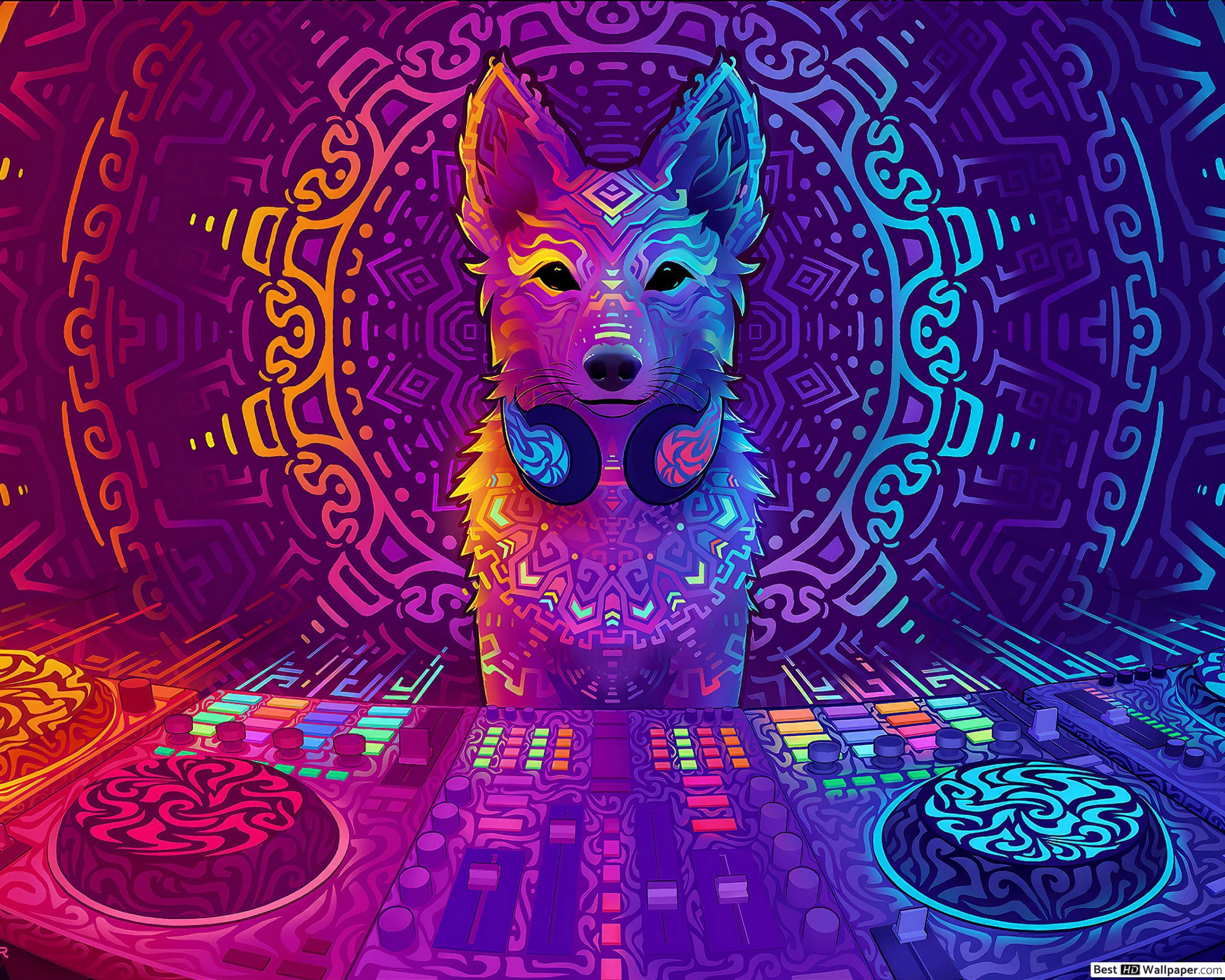2560x2048 DJ Fox digital art HD wallpaper download
